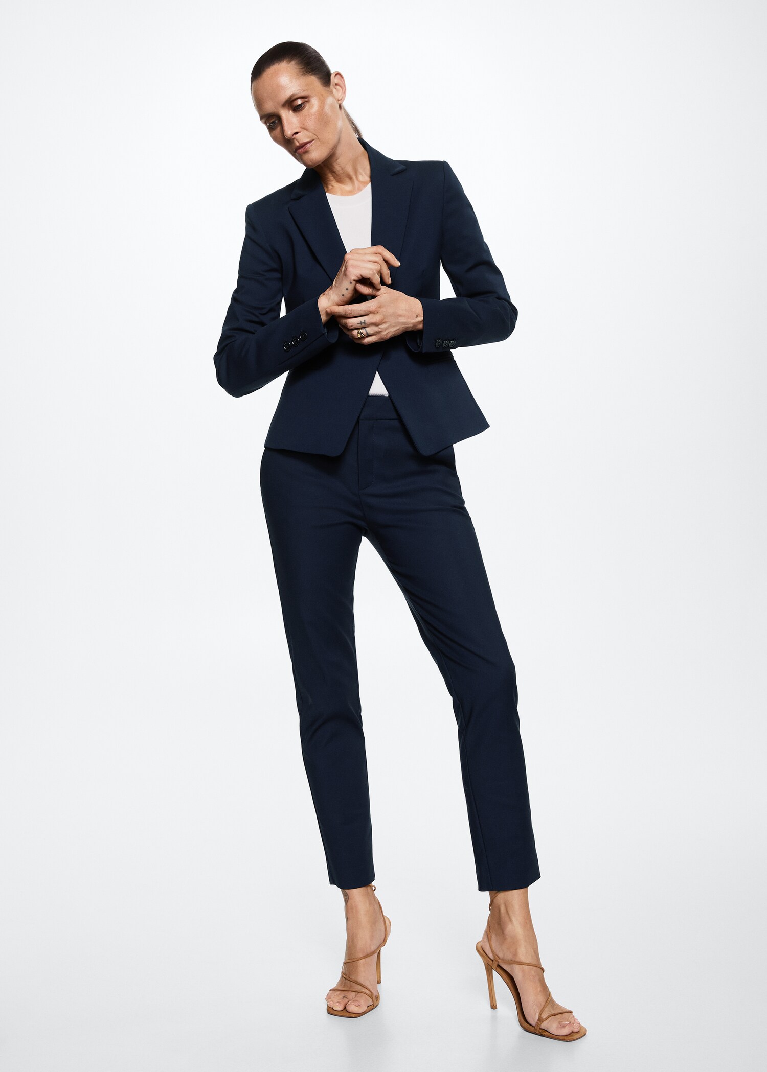 Veste de costume structurée - Plan général
