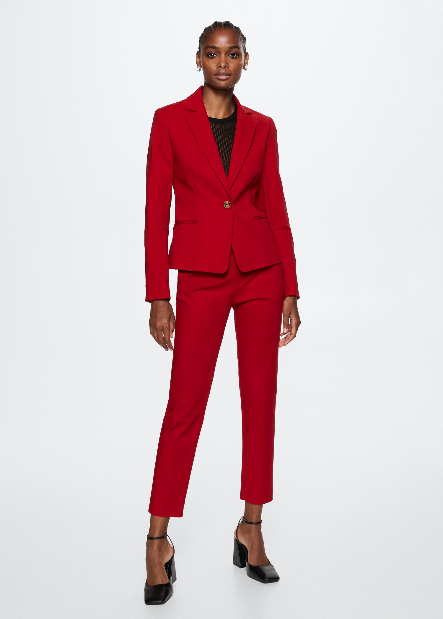 Structured suit blazer - General plane