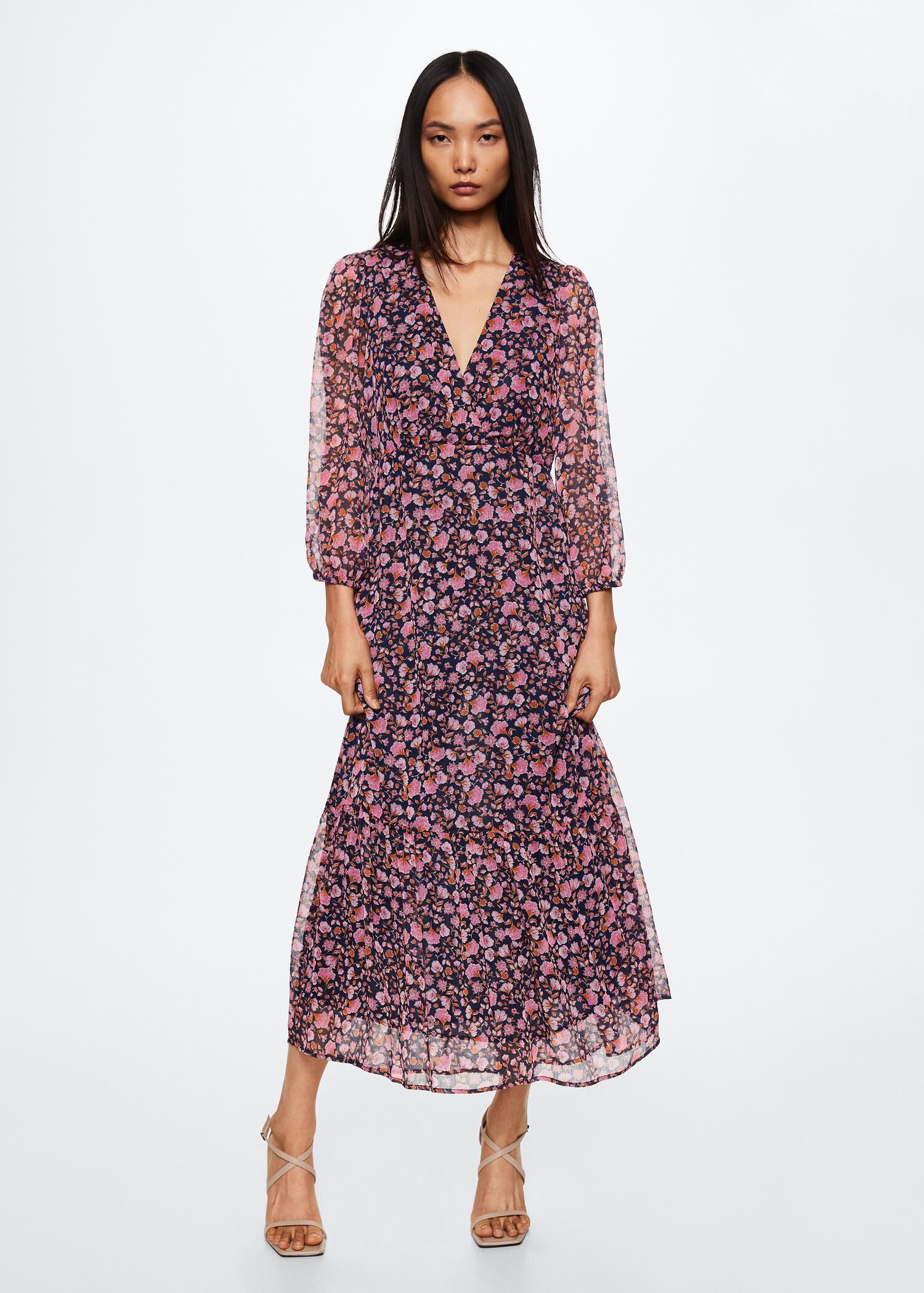 Floral print dress - General plane