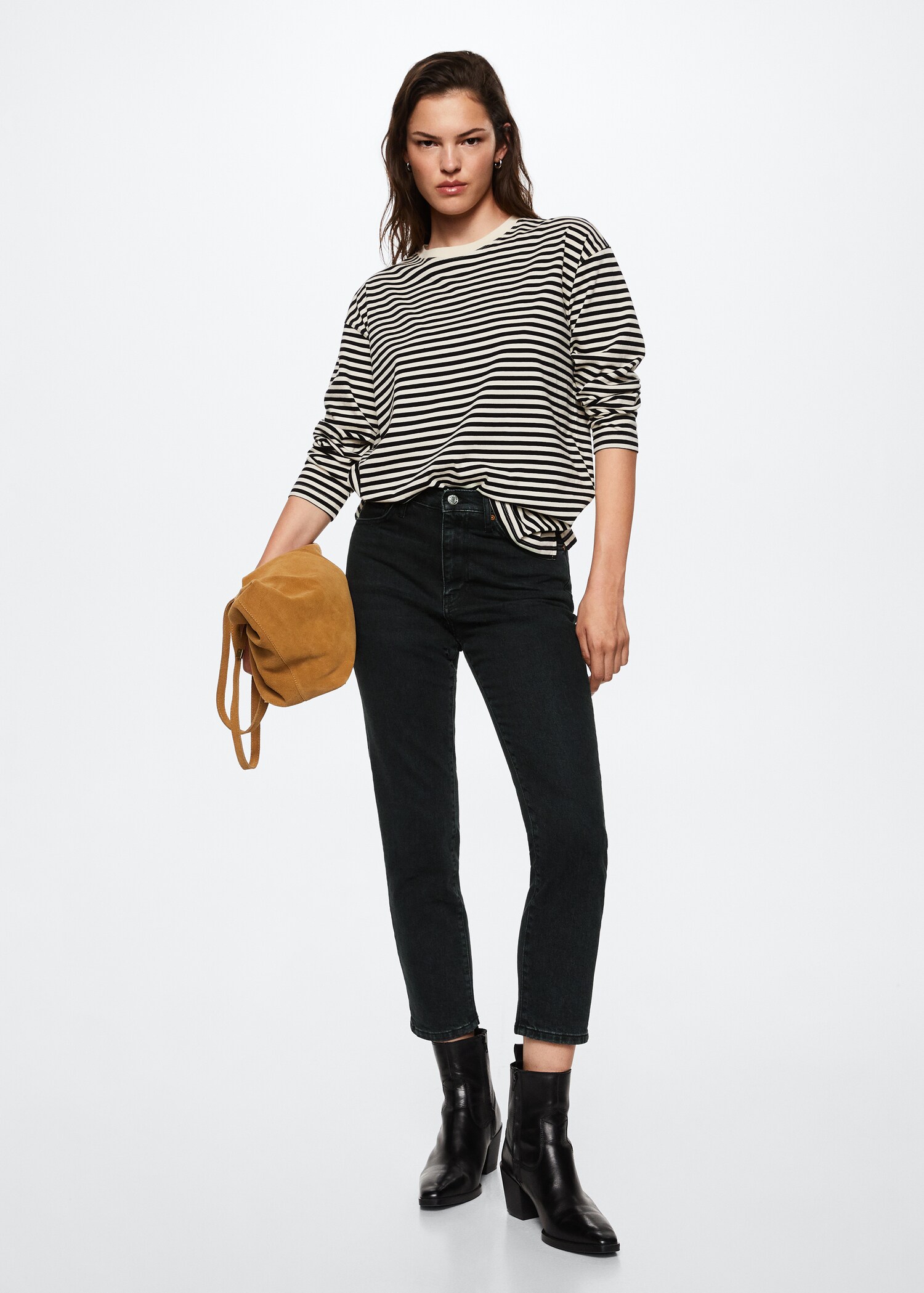 Slim cropped jeans - General plane