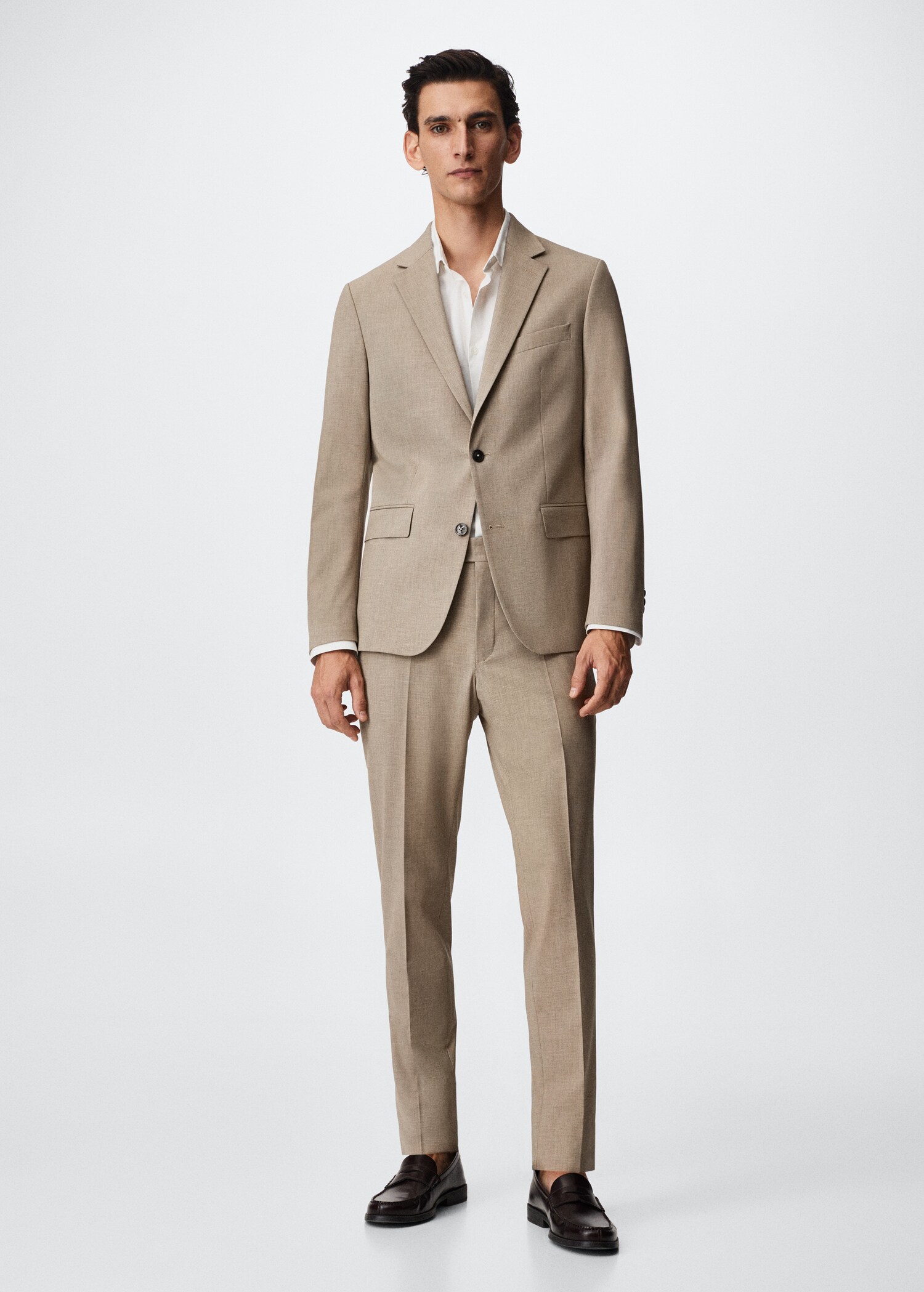 Veste costume laine - Plan général