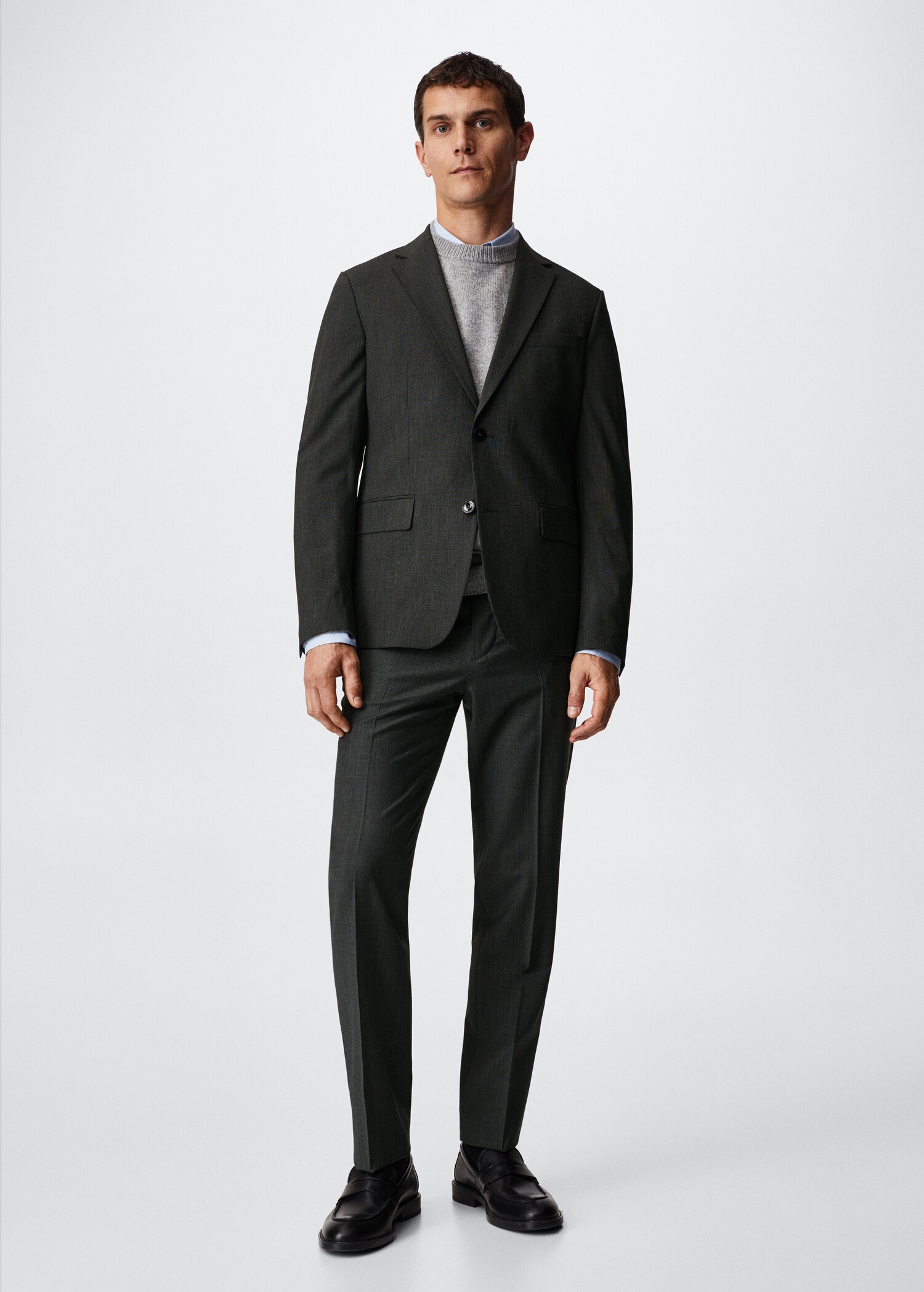 Veste costume laine - Plan général