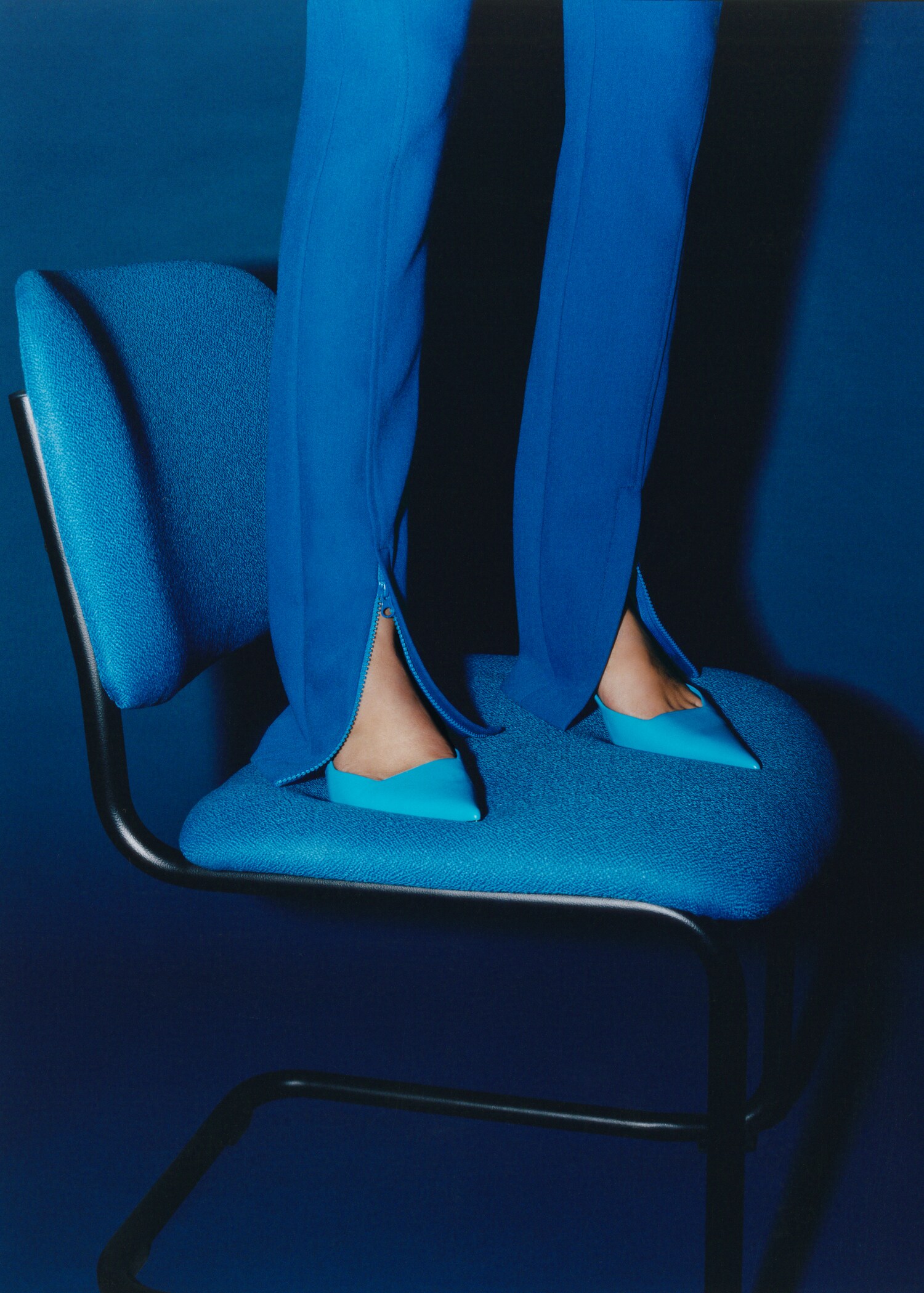 Heel leather shoes - General plane