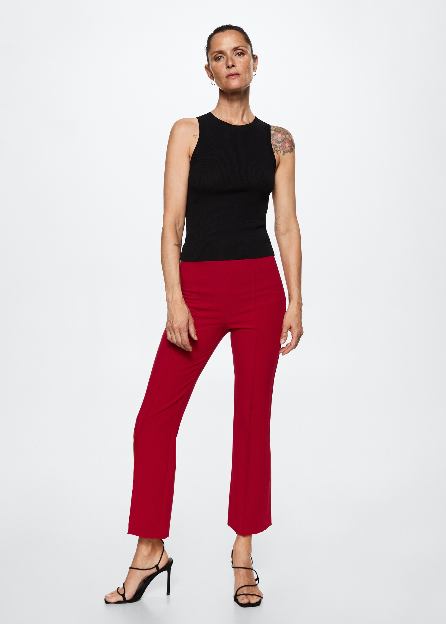 Pantalón flare crop - Plano general