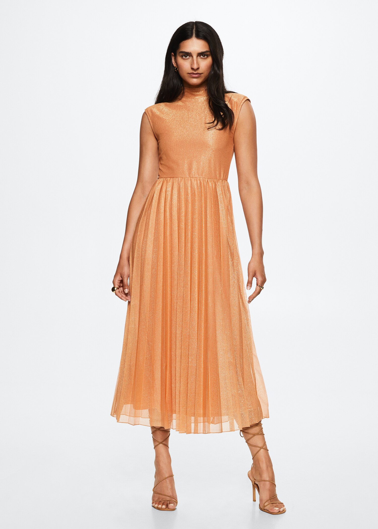 Robe plissée Lurex - Plan général