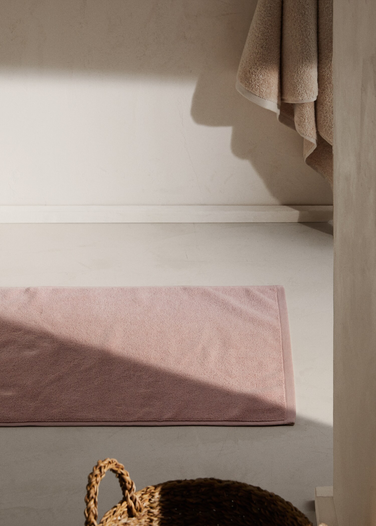 100% cotton bath mat - General plane