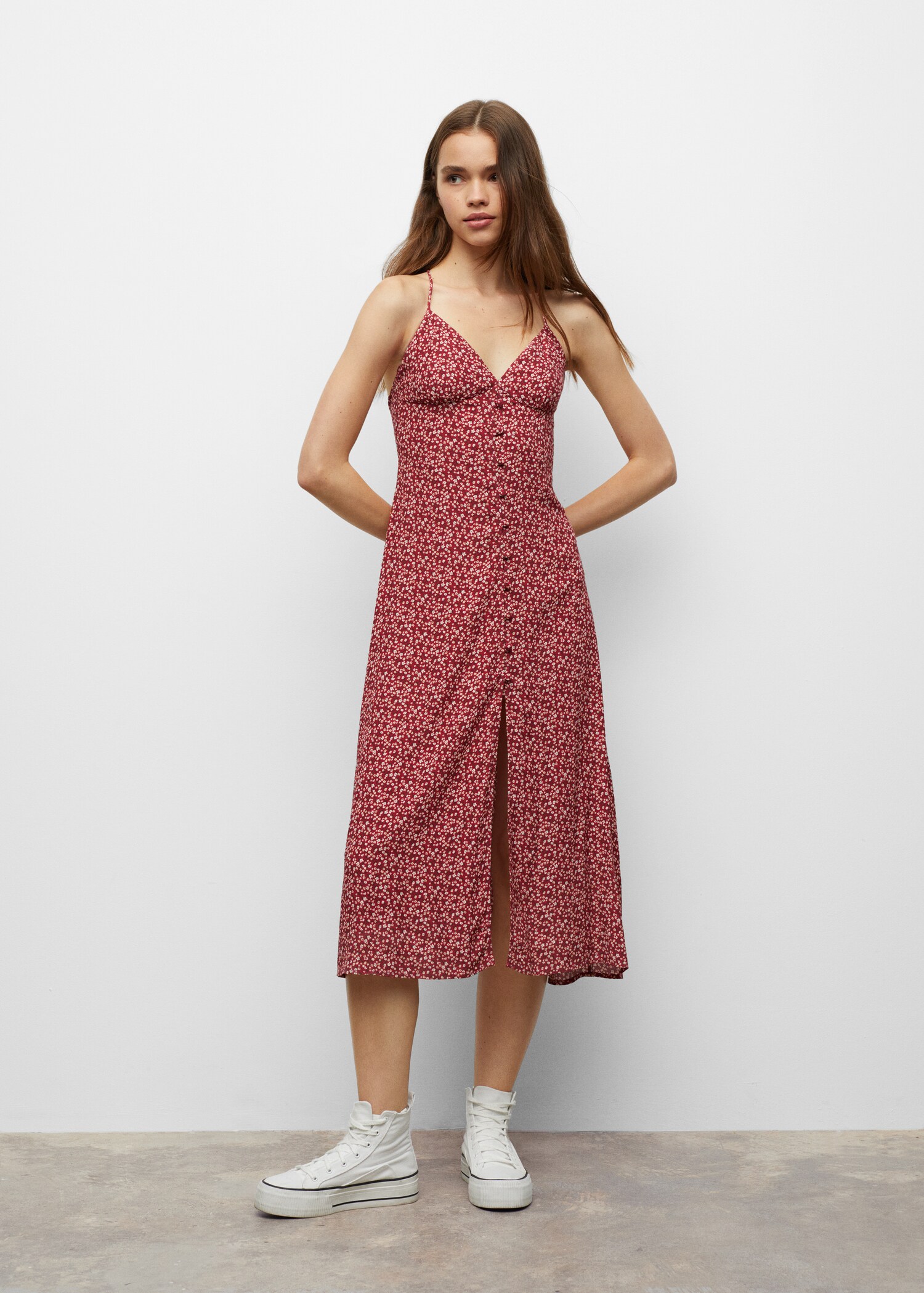 Floral print dress - General plane