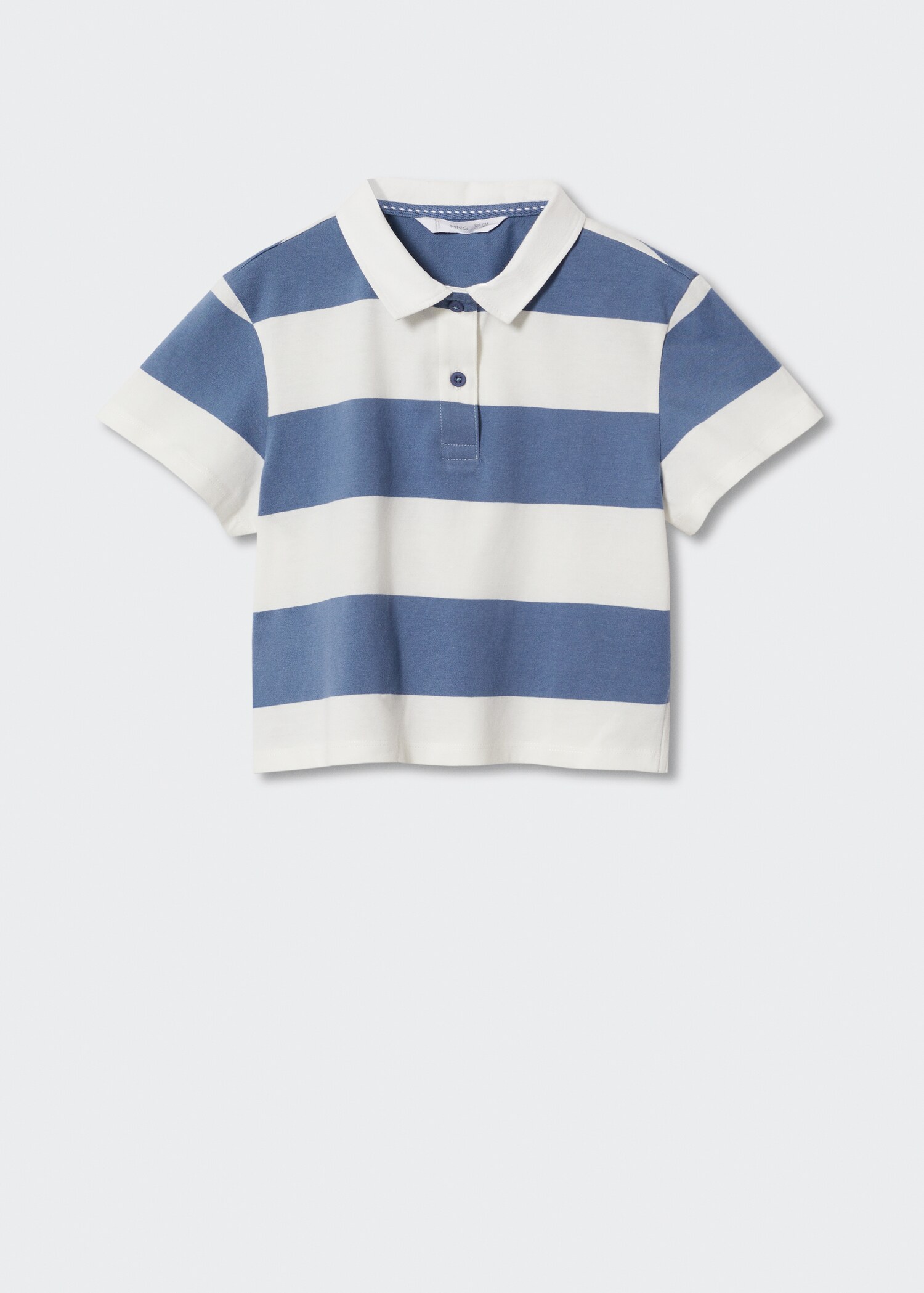 Striped cotton polo shirt - General plane