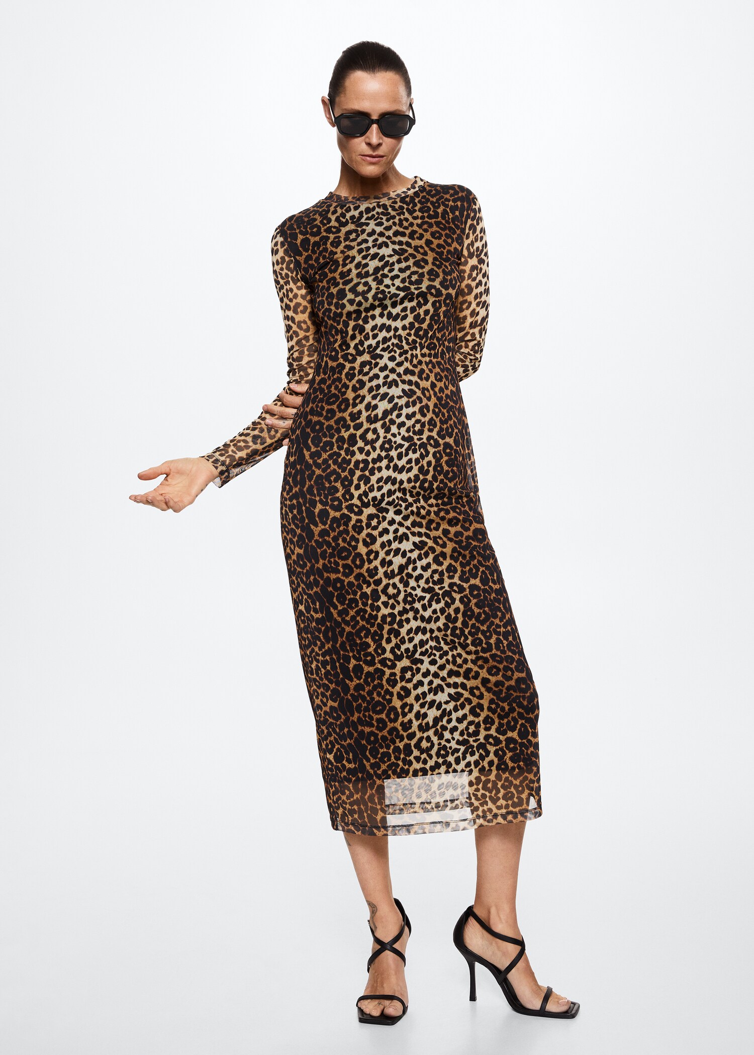 Robe en imprimé animal - Plan général