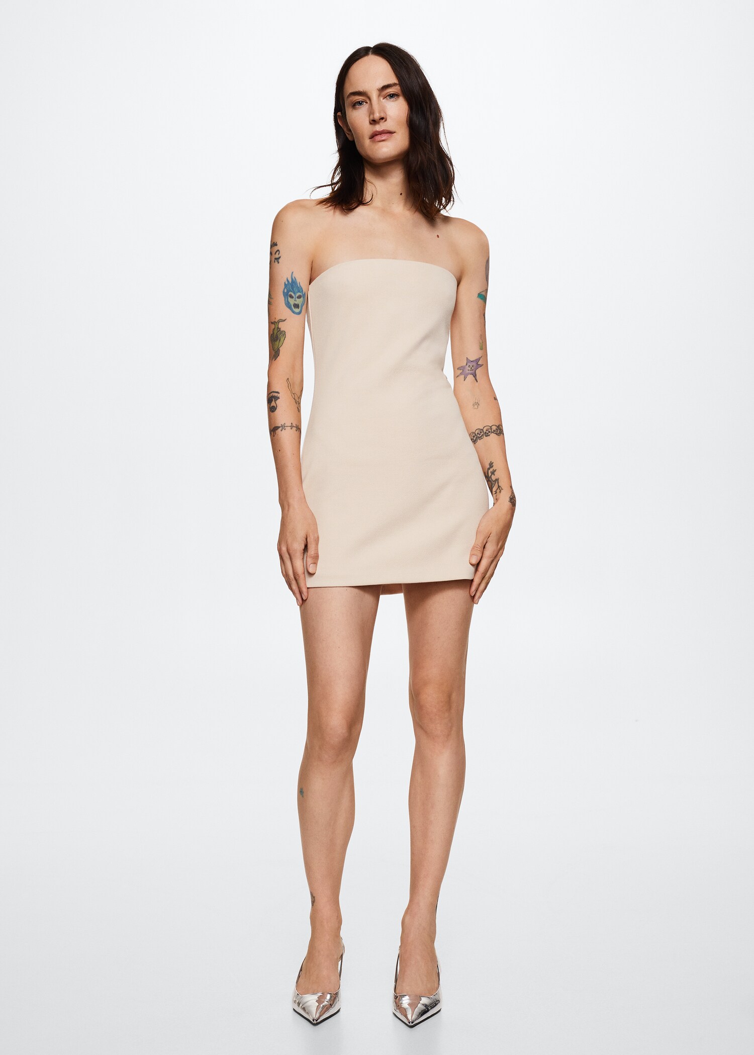 Strapless dress - General plane