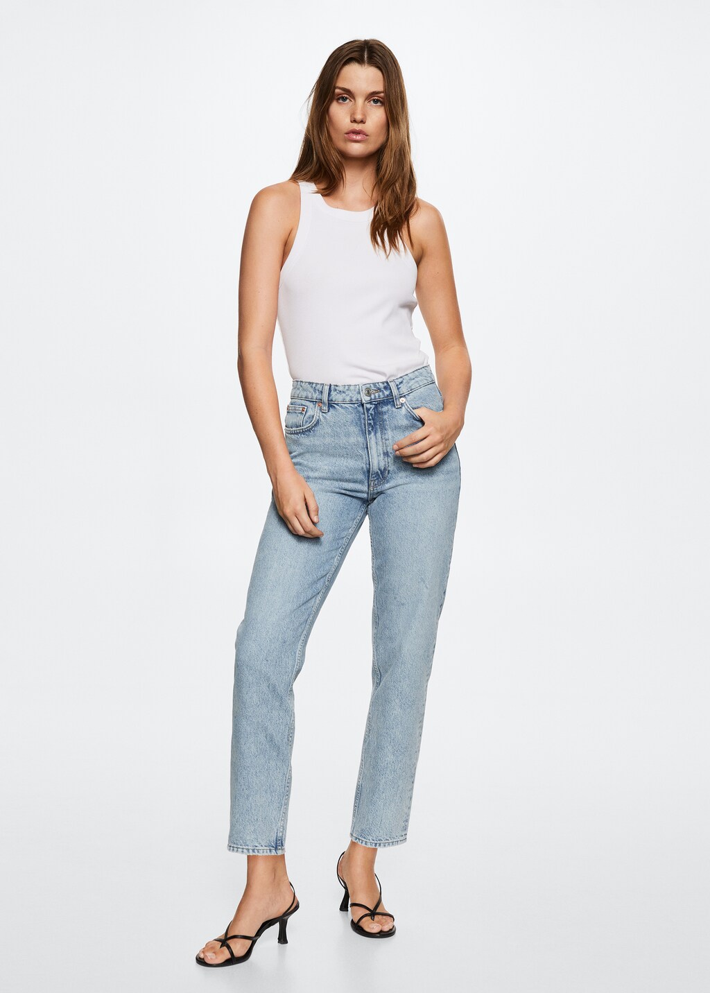 Mom high waist jeans Women MANGO Lebanon