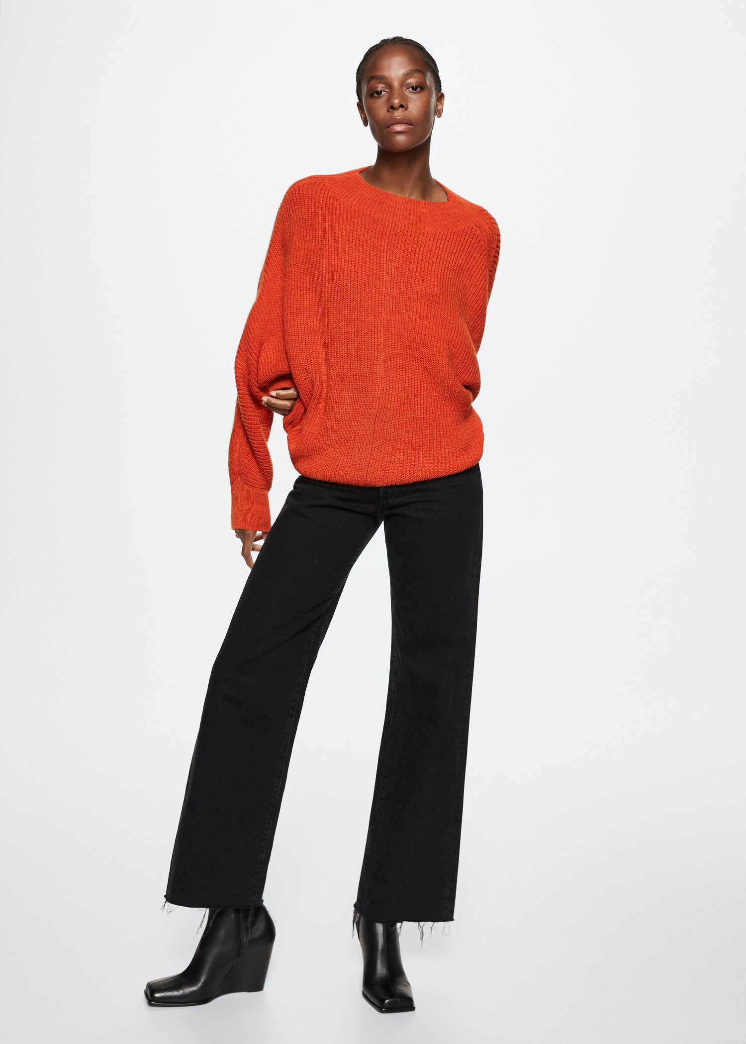 Chunky-knit sweater - General plane