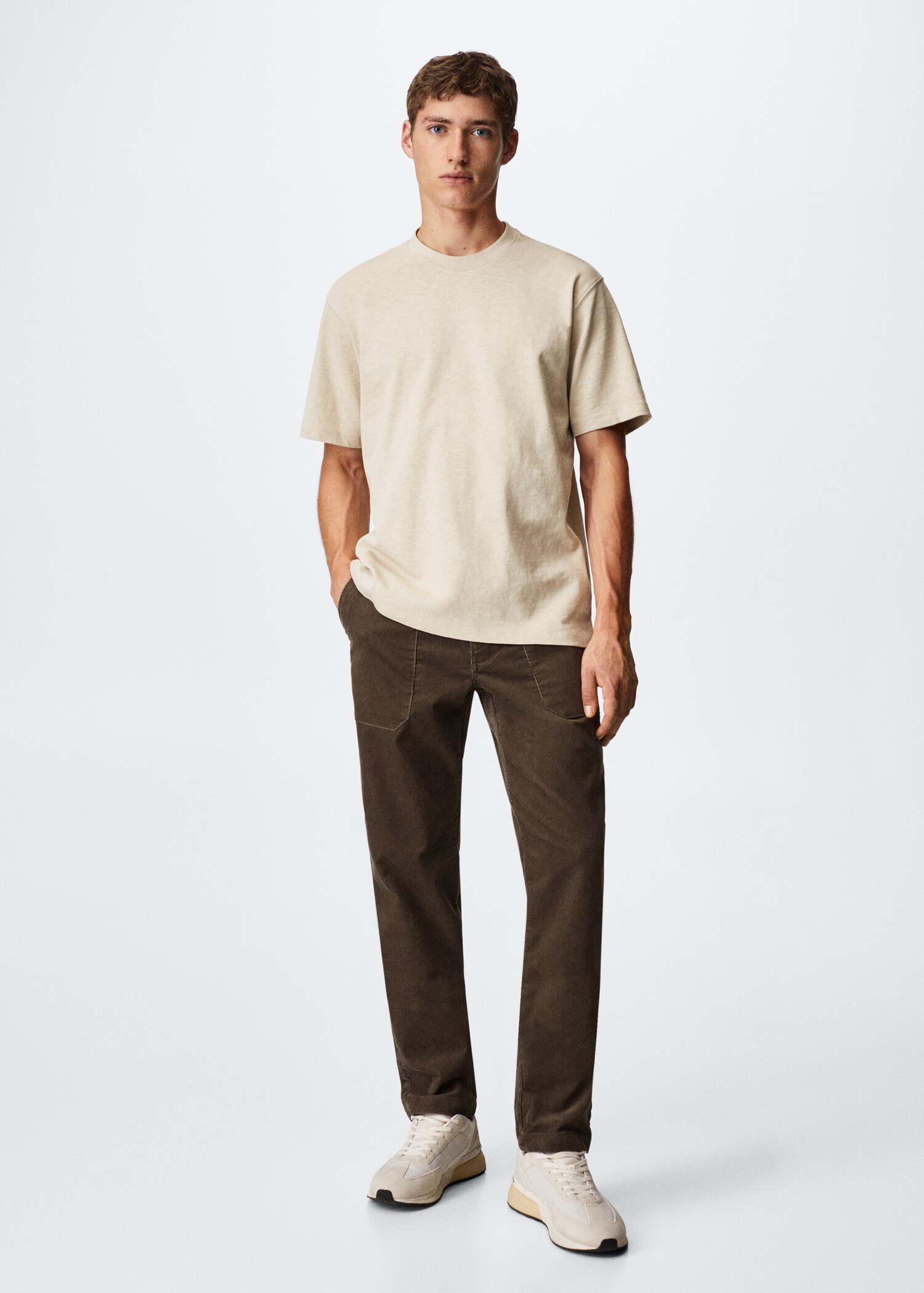 Worker corduroy pants - General plane