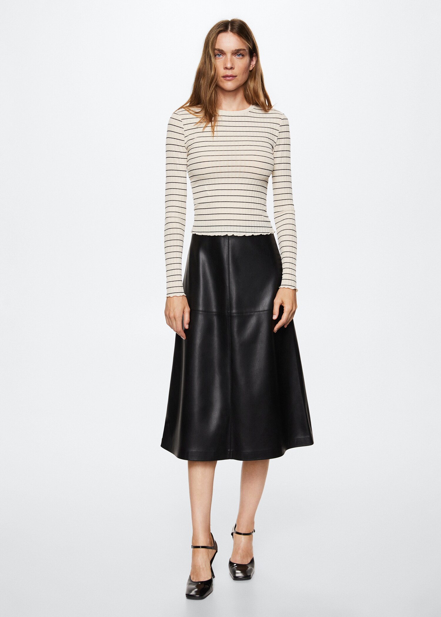 Striped long sleeves t-shirt - General plane