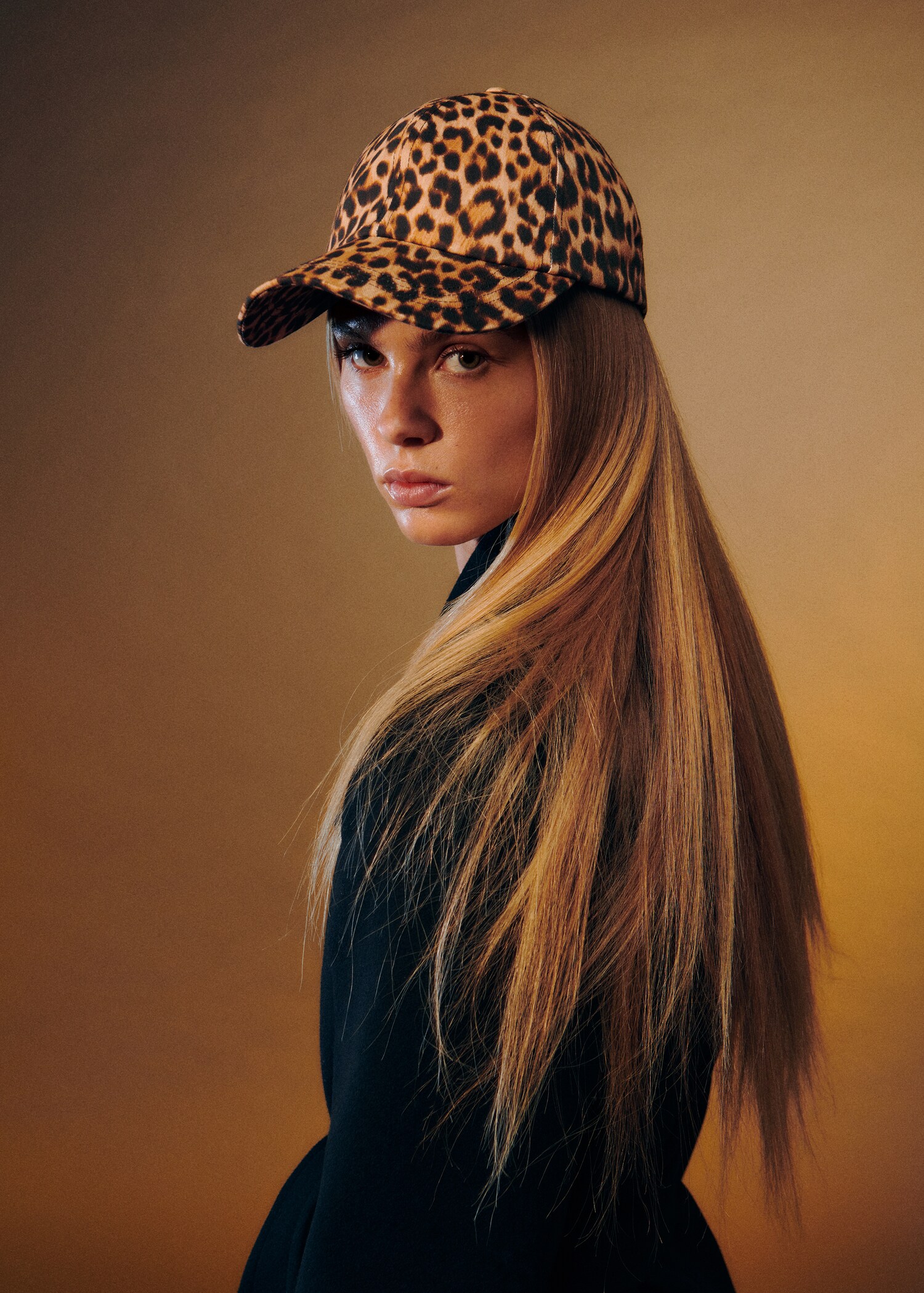 Casquette en imprimé animal - Plan général
