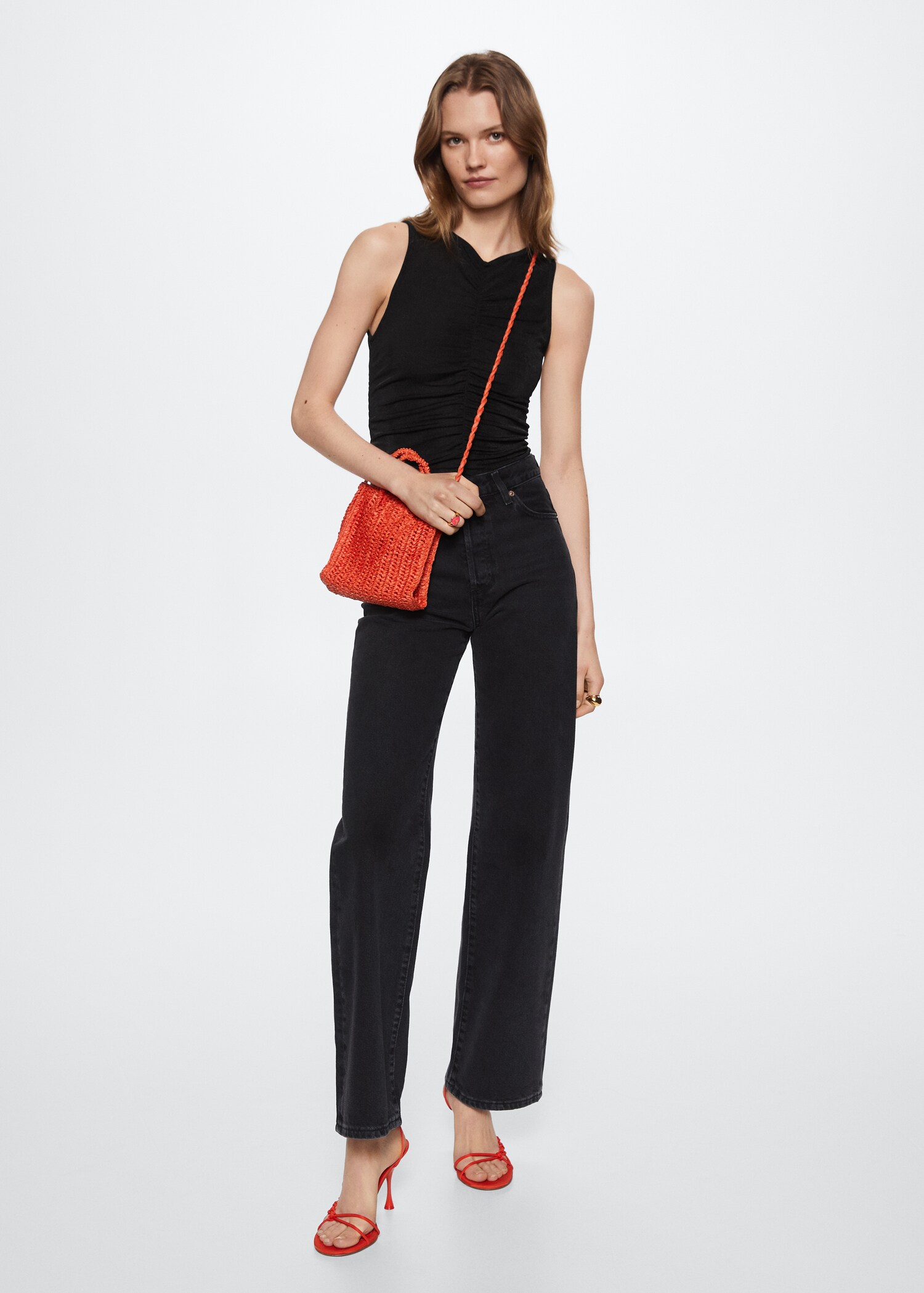 Ruched detail top - General plane