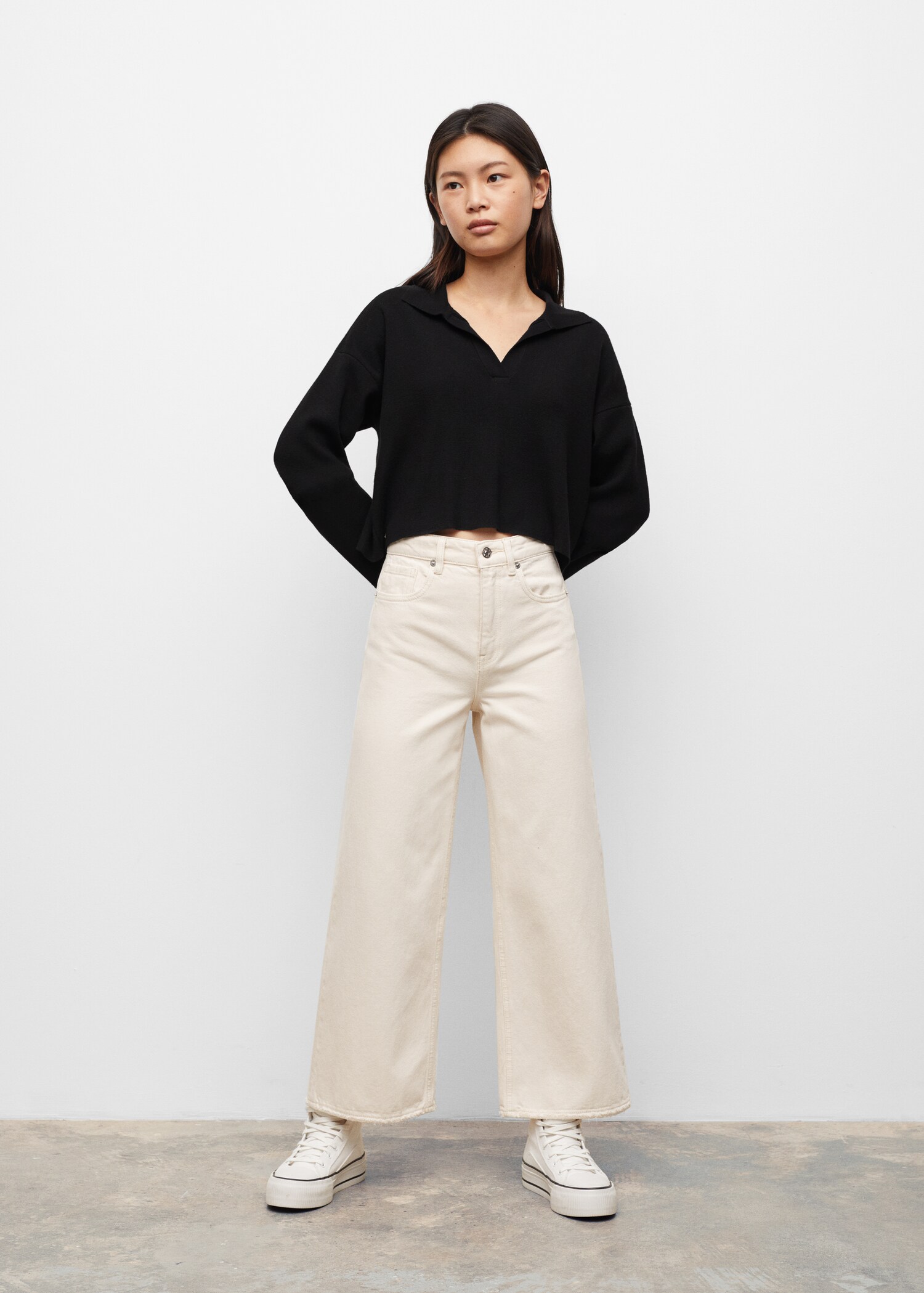 Polo neck sweater - General plane