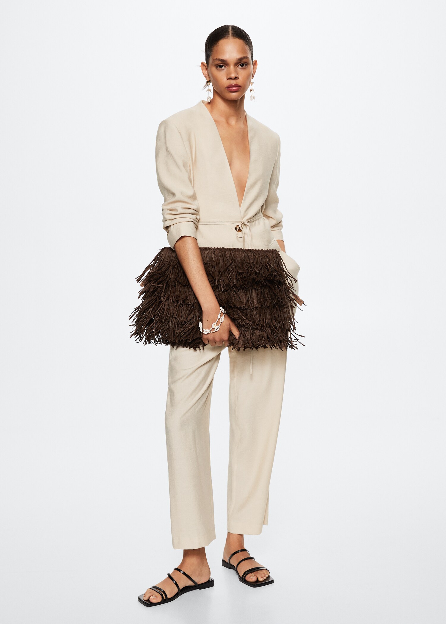 Belt suit blazer - General plane