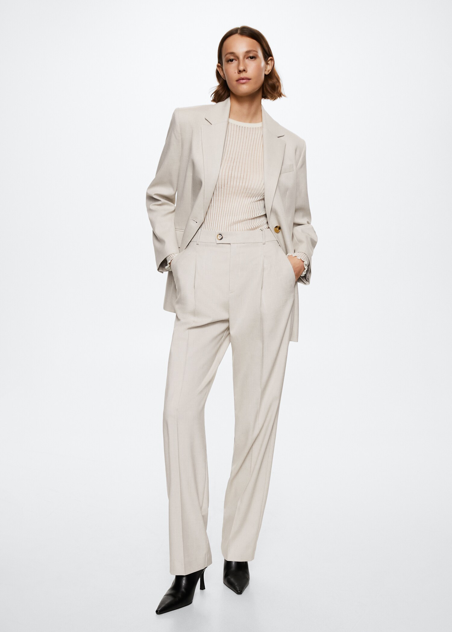 Straight suit pants - General plane