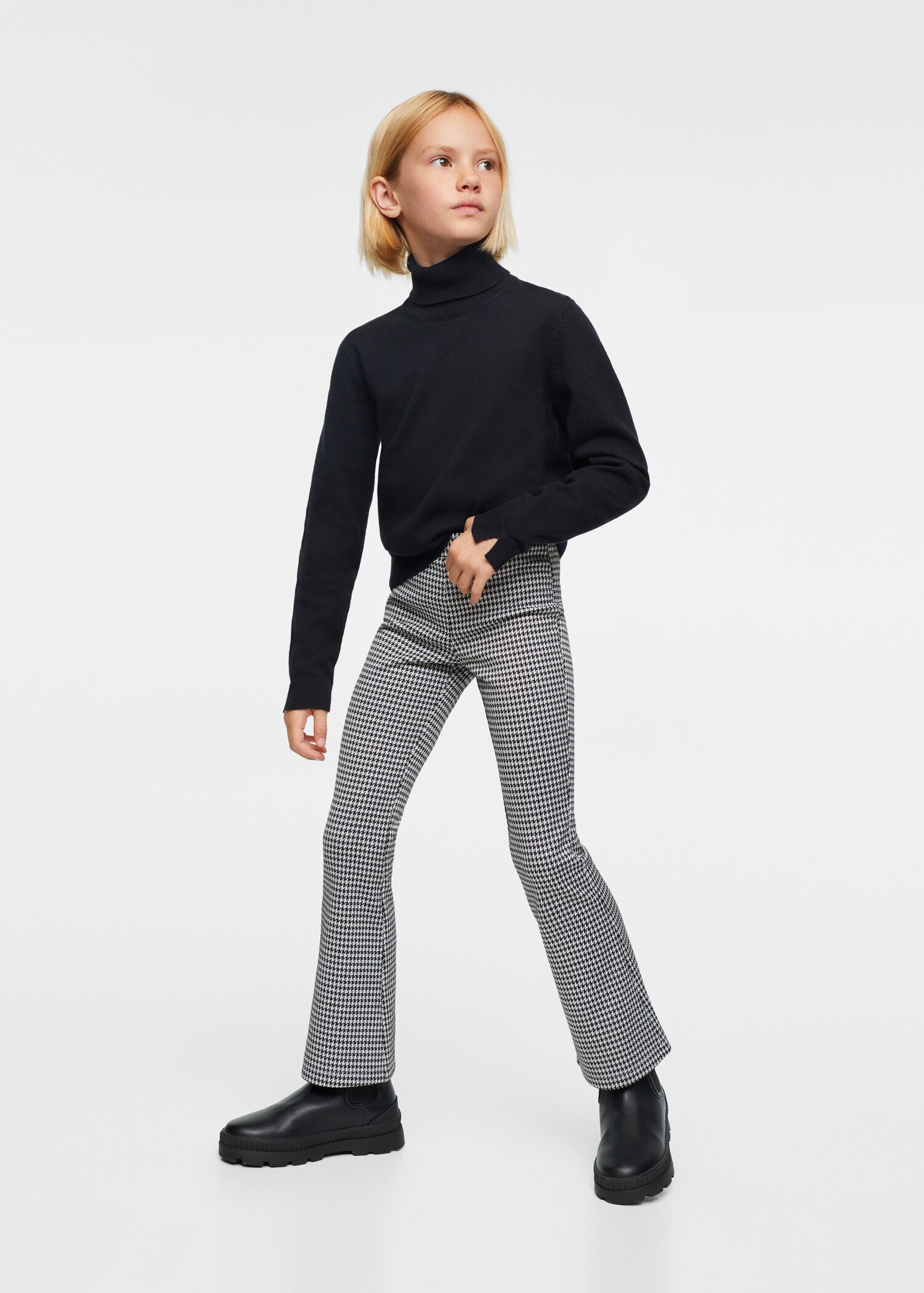 Leggings pata de gallo - Plano general