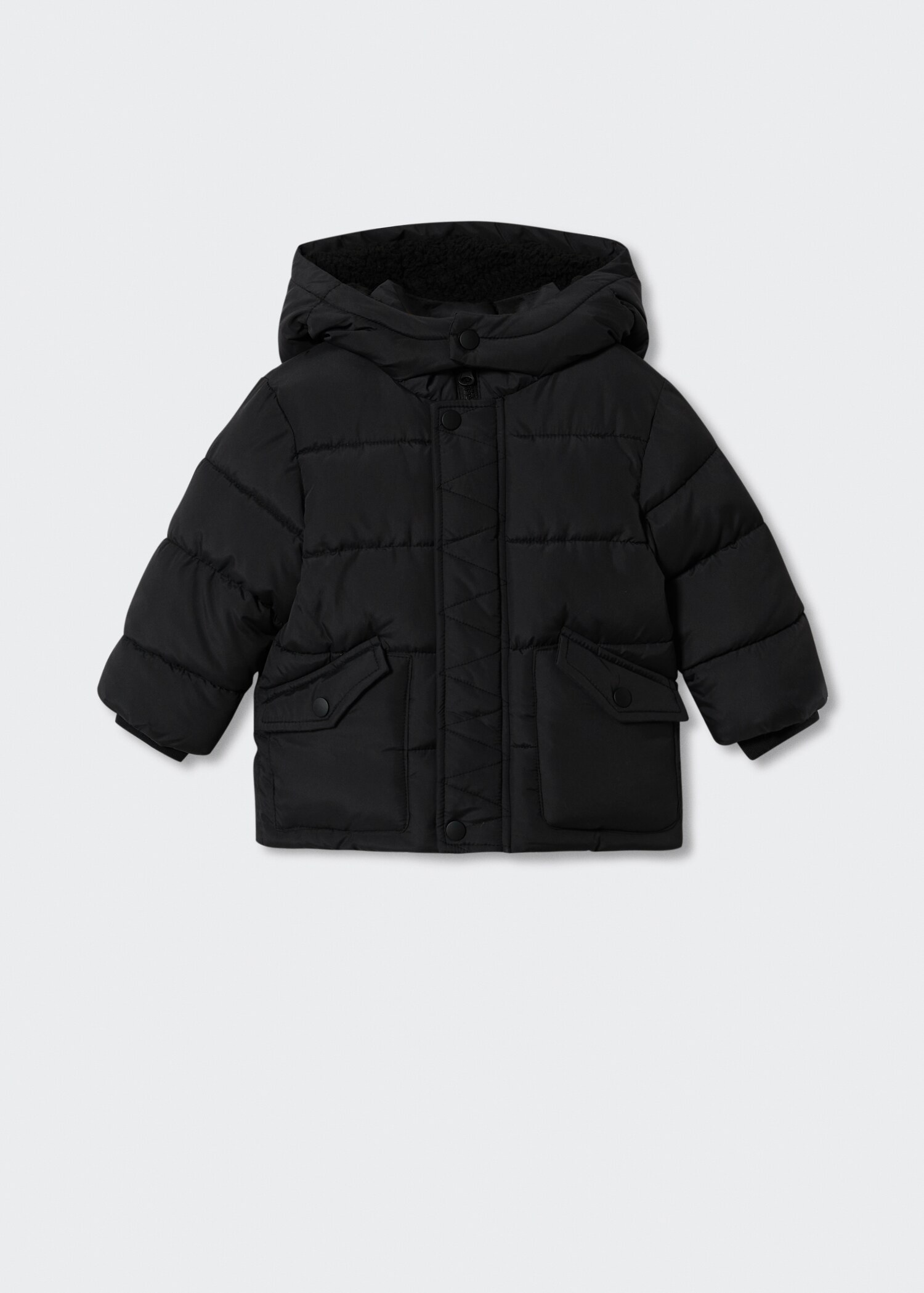 Stepp-Anorak mit Kapuze - Allgemeine Ansicht