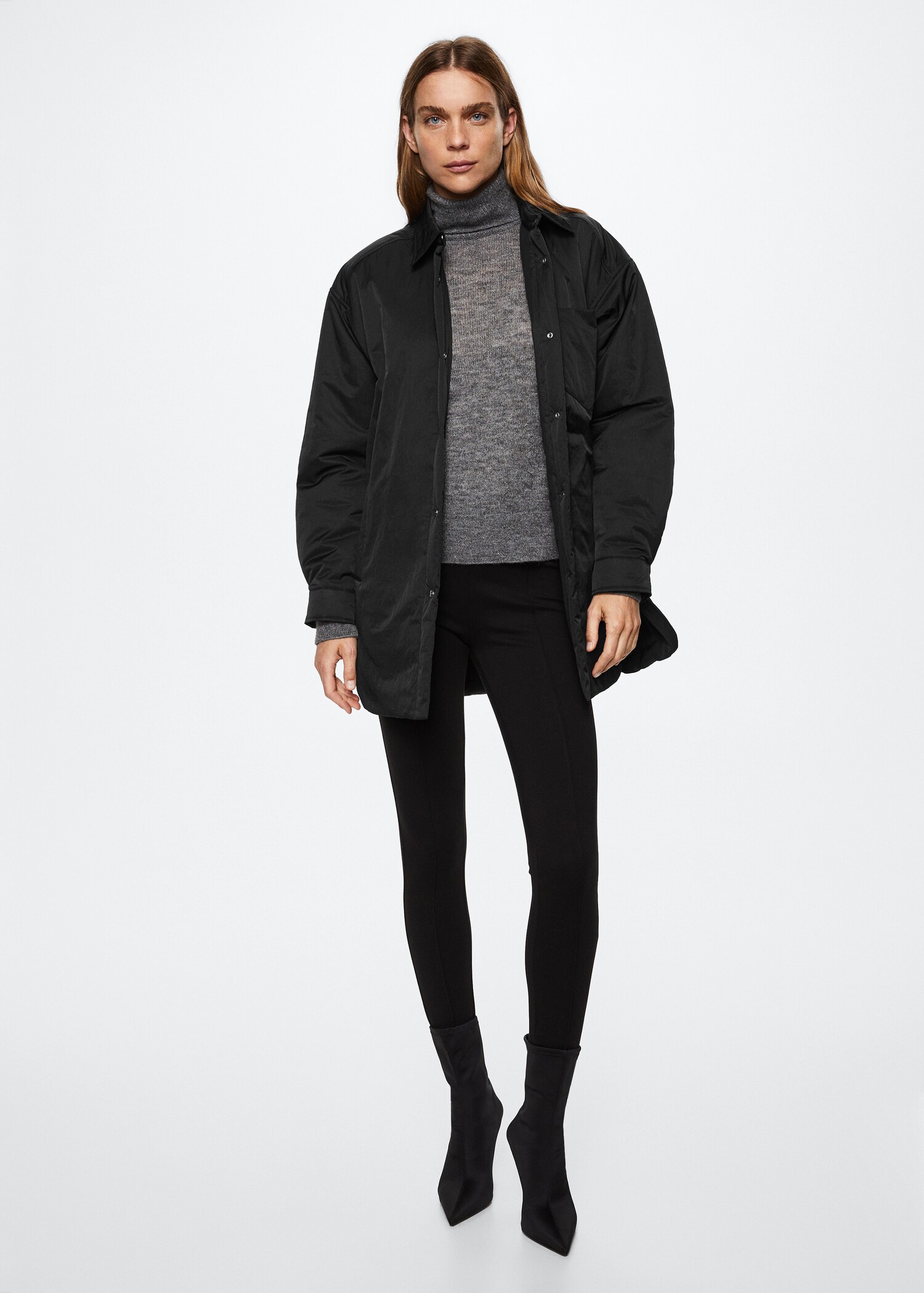 Veste matelassée oversize - Plan général