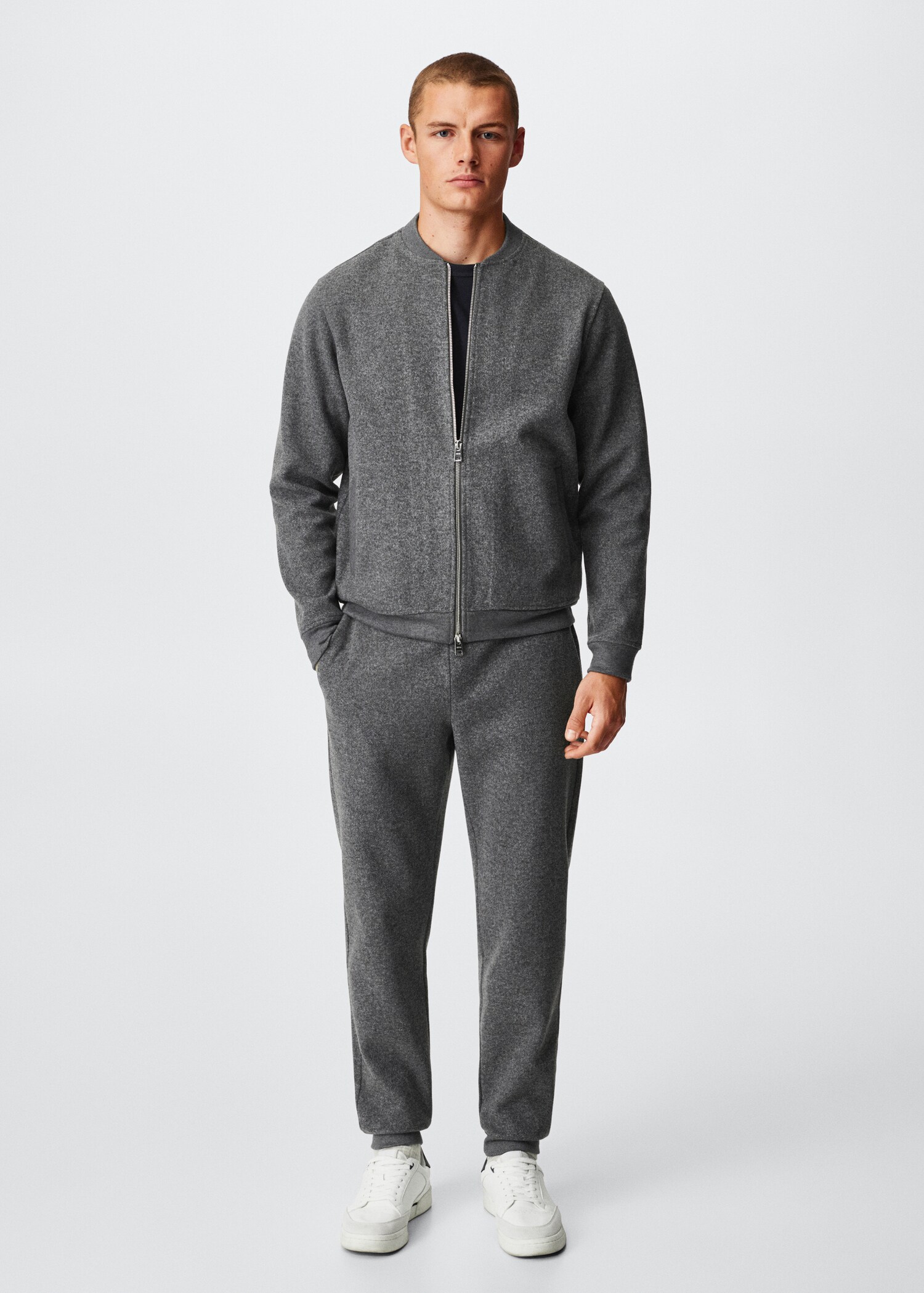 Melierte Jogger Pants  - Allgemeine Ansicht