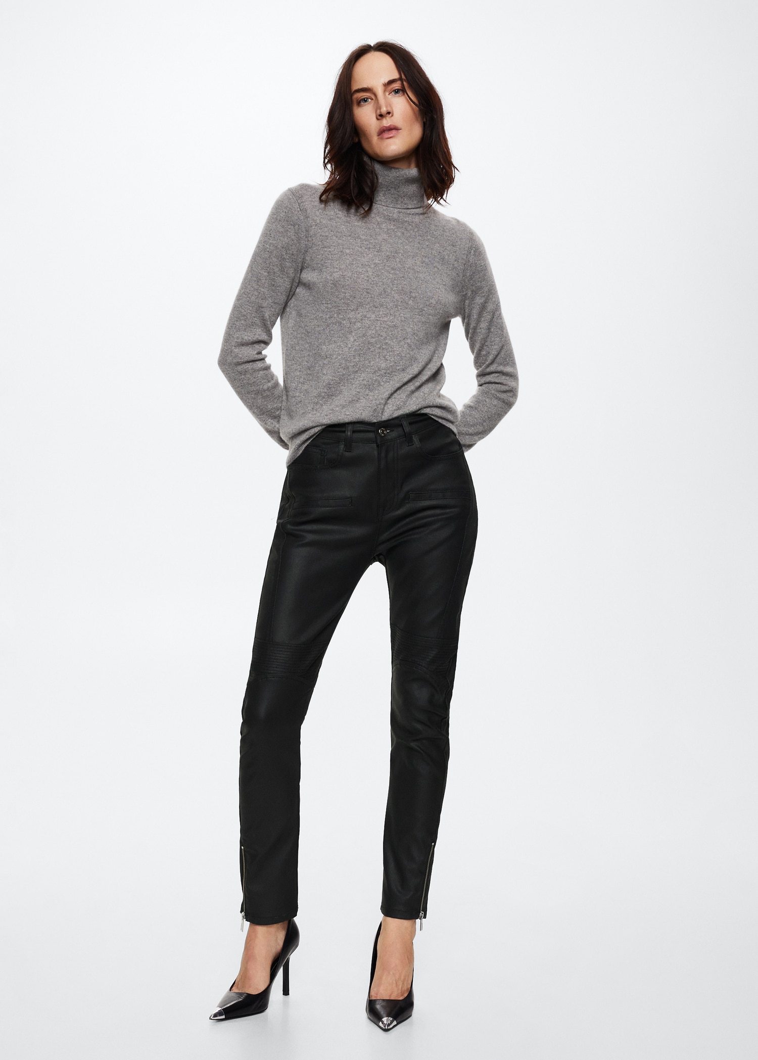 Jean skinny biker enduit - Plan général