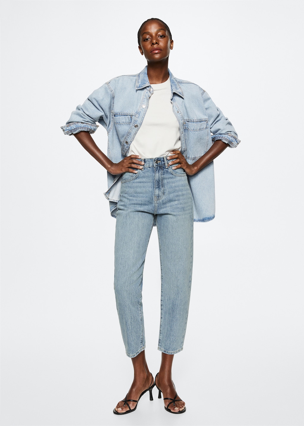 Mango mum jeans deals