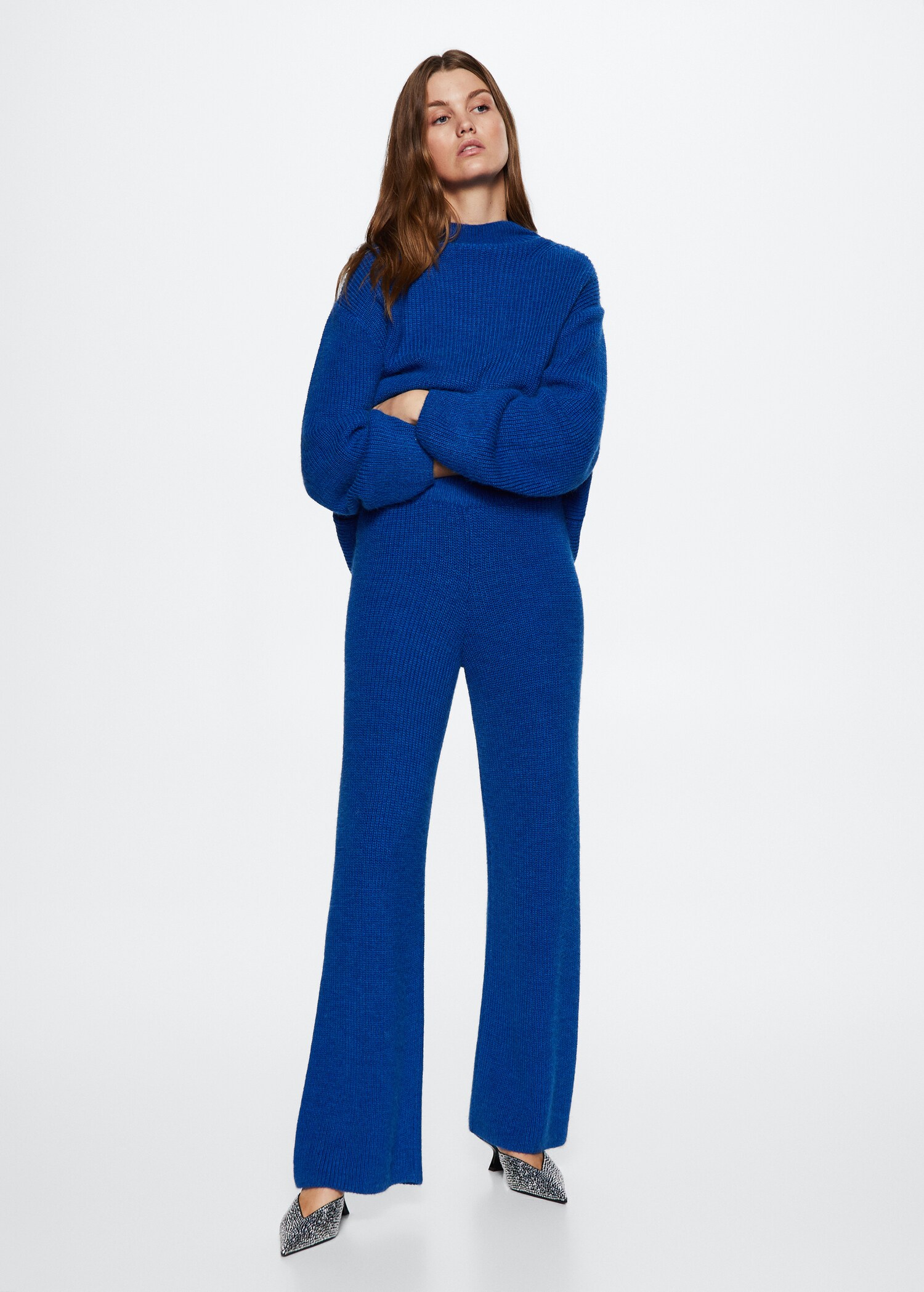 Pantalón punto algodón lino - Plano general