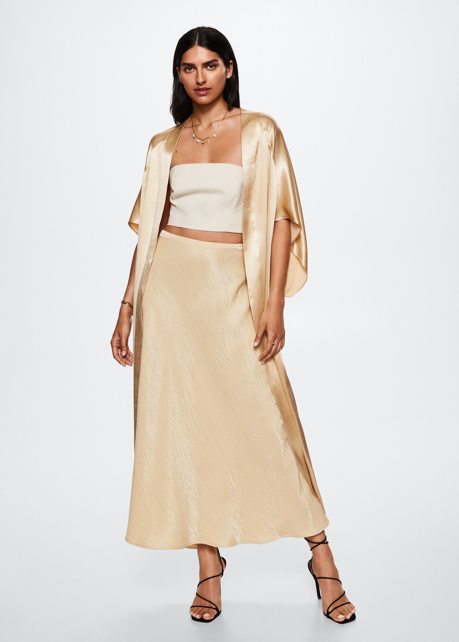 Satin caftan - General plane