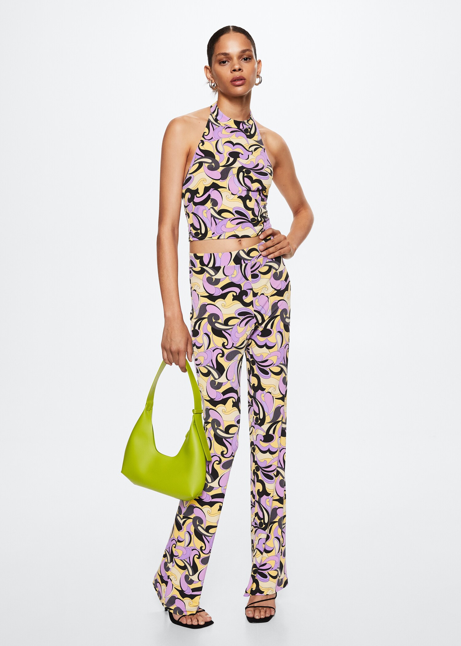Printed crop top - General plane