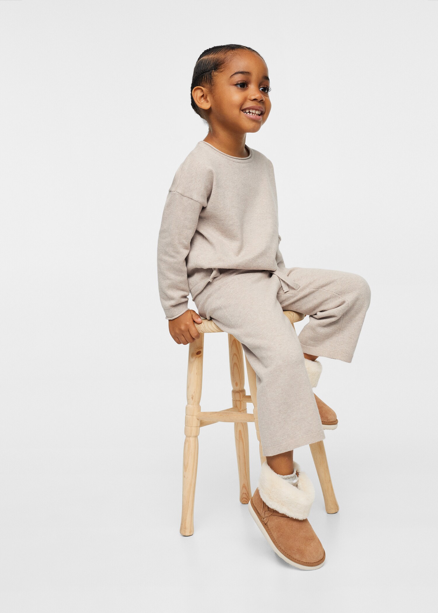 Pantalón culotte punto - Plano general