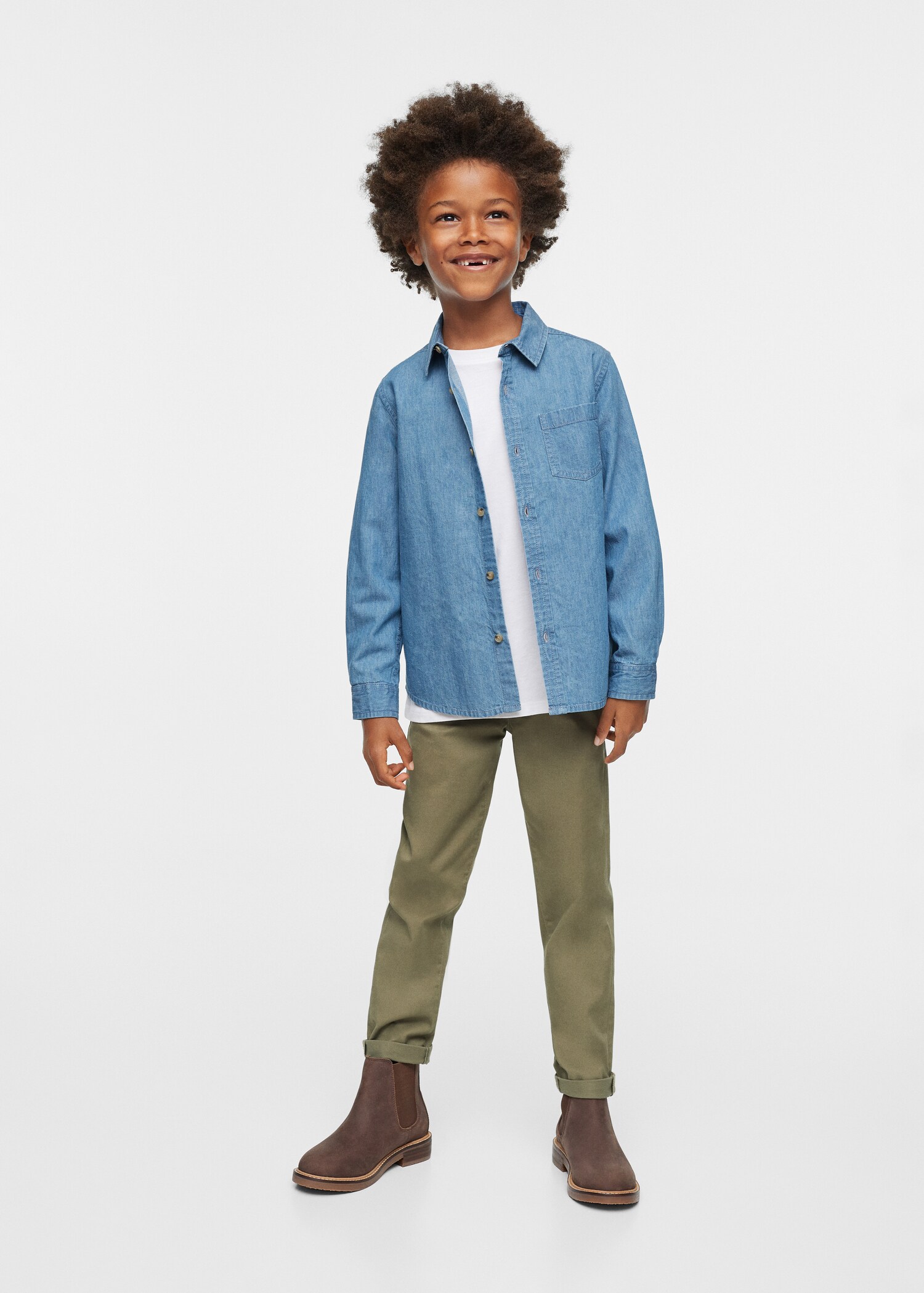 Cotton chinos - General plane