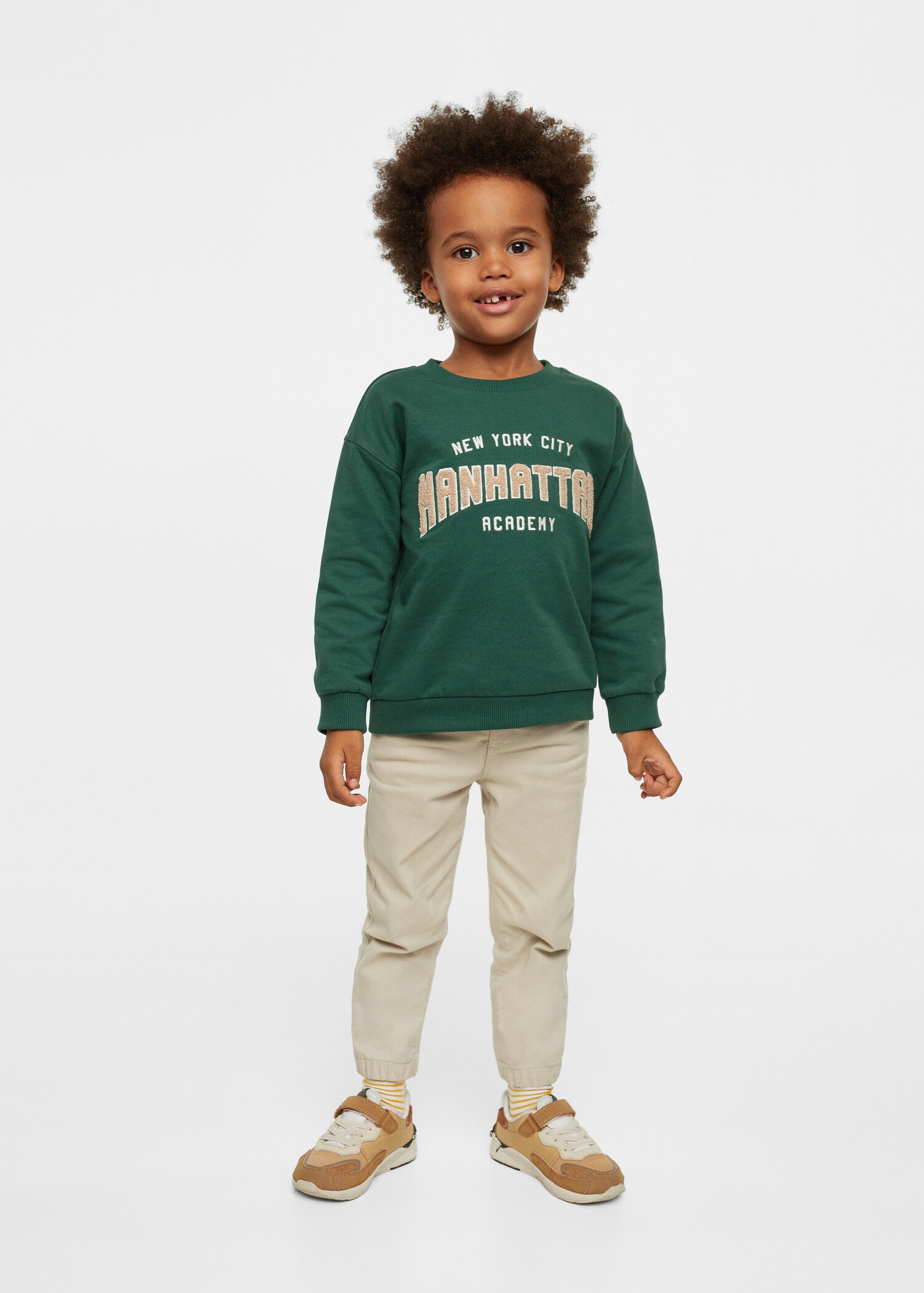 Printed cotton sweatshirt - General plane