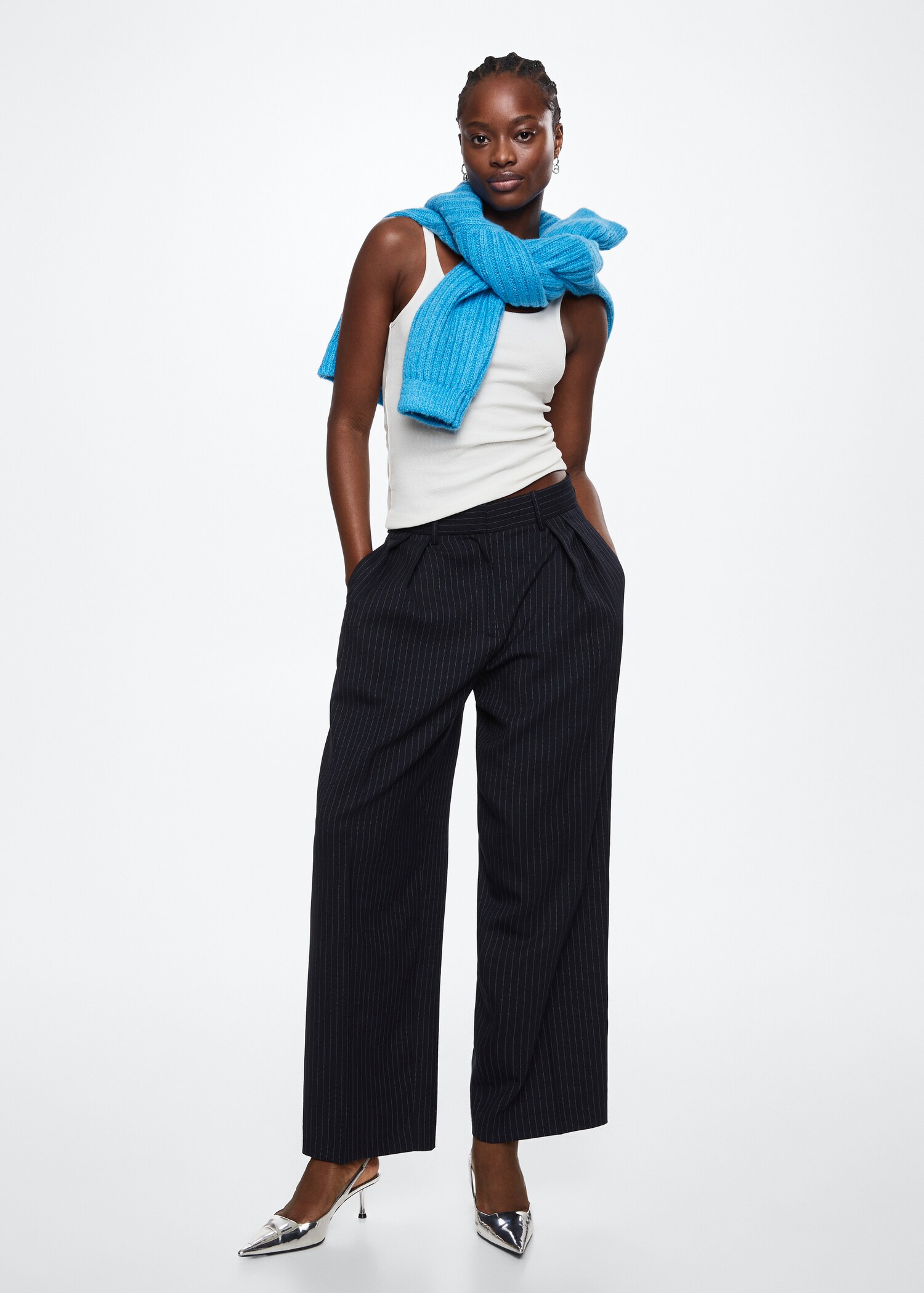 Ribbed strap top - General plane