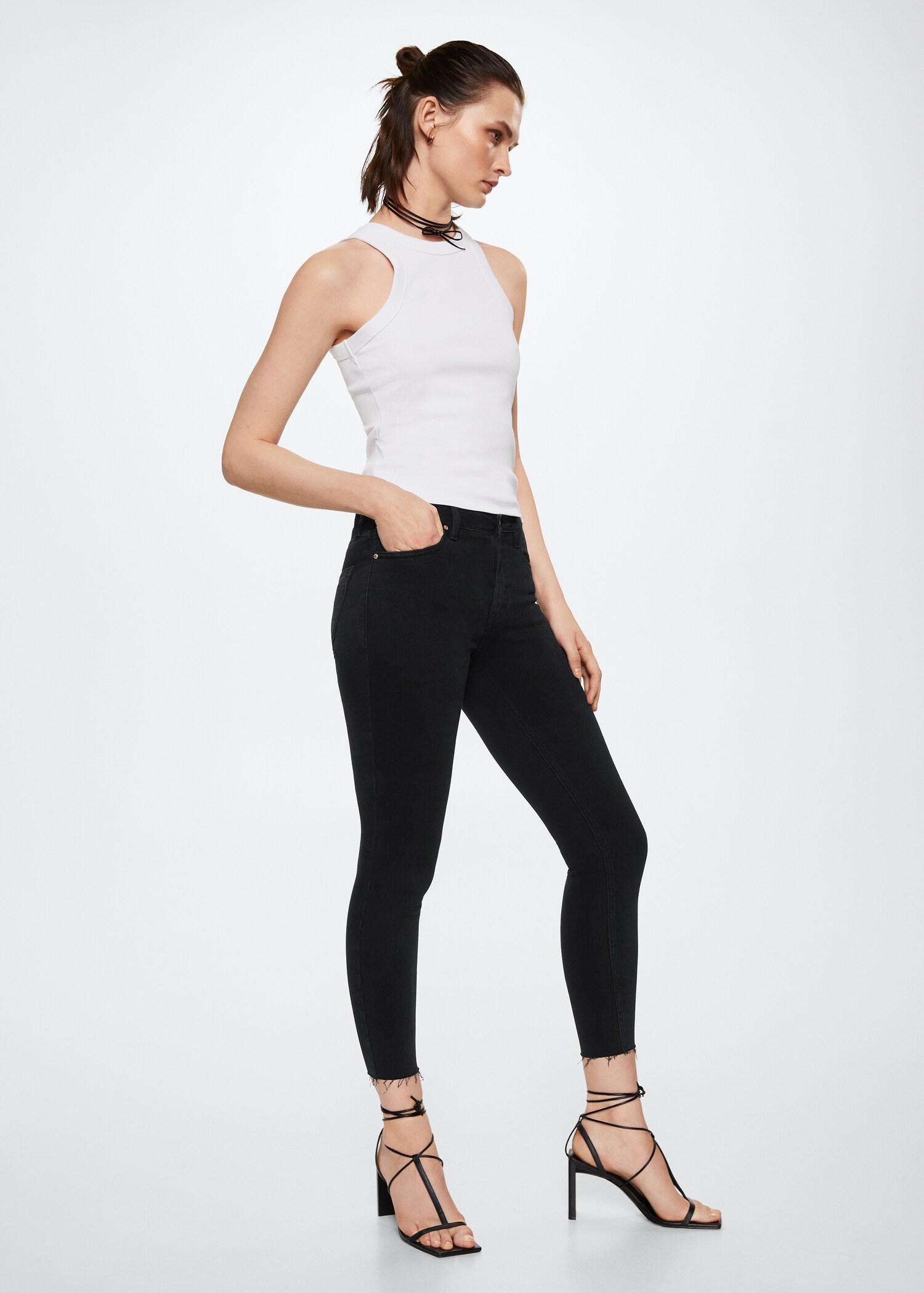 Skinny cropped jeans - General plane