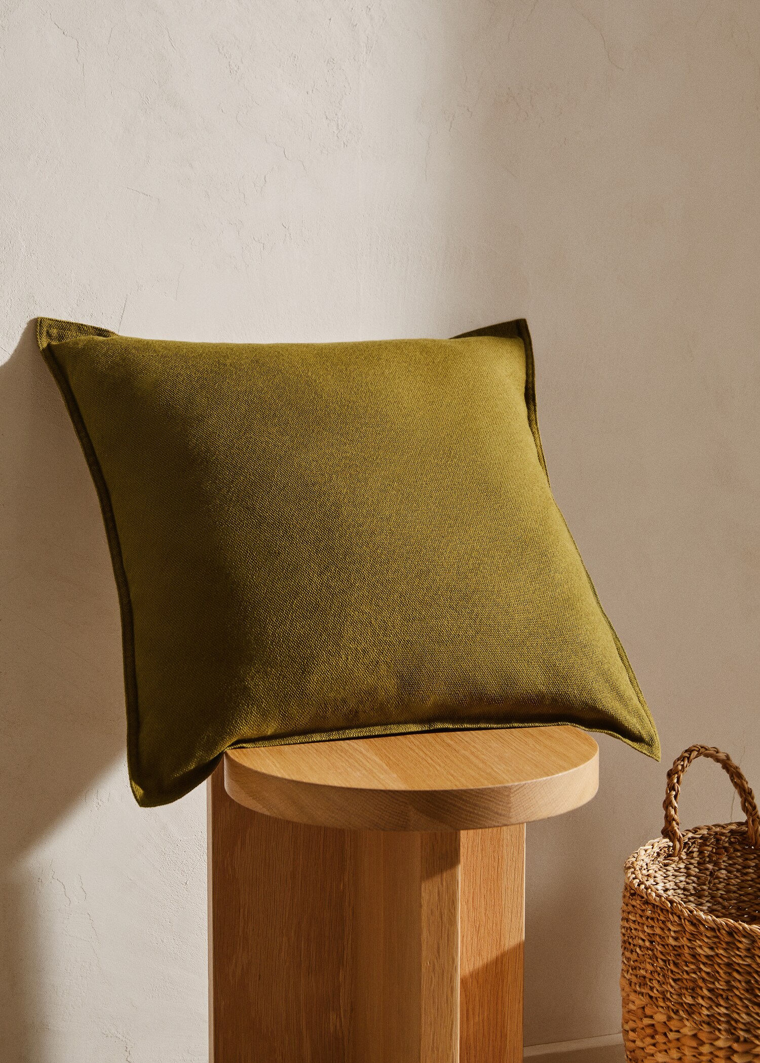 100% cotton cushion cover 19.69x19.69 in - General plane