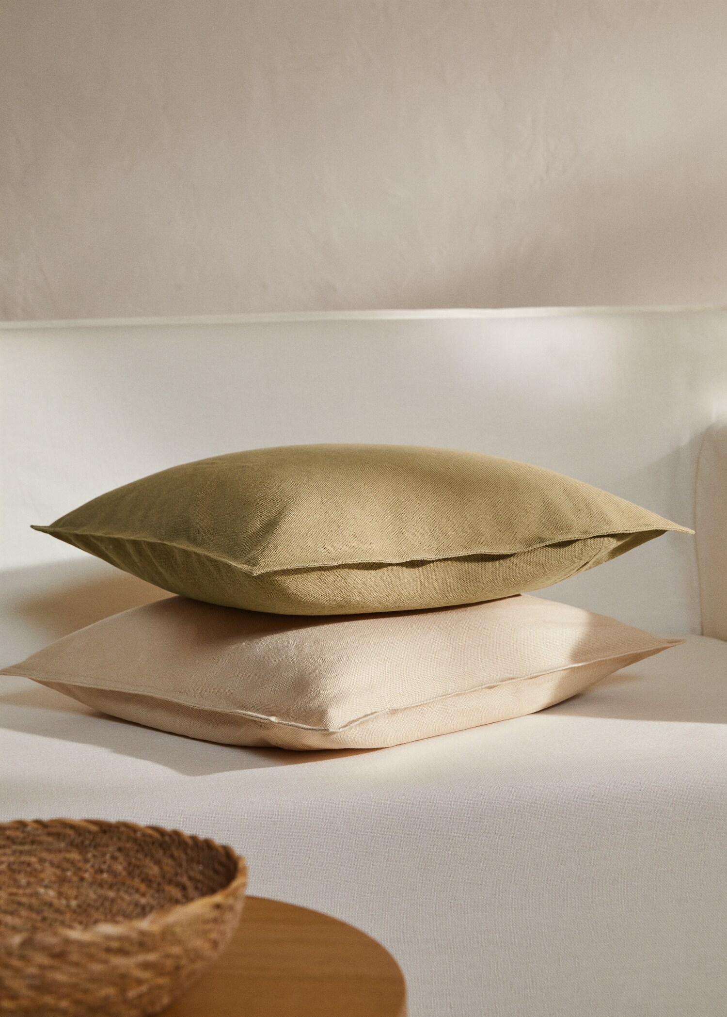 100% cotton cushion cover 19.69x19.69 in - General plane