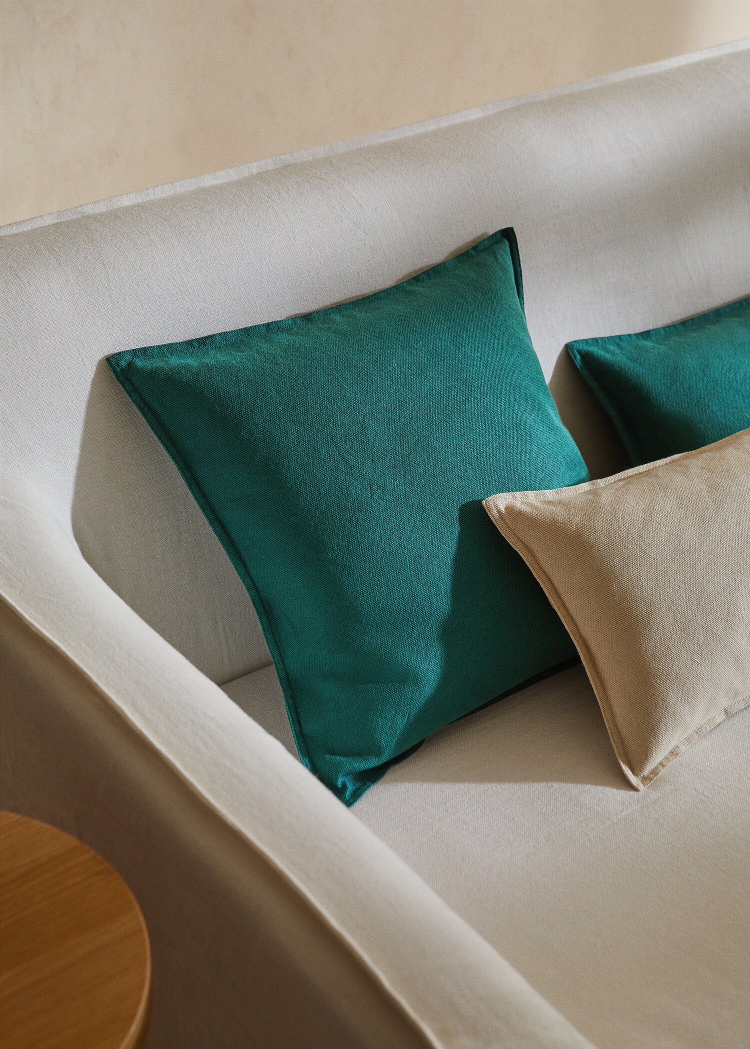 100% cotton cushion cover 19.69x19.69 in - General plane