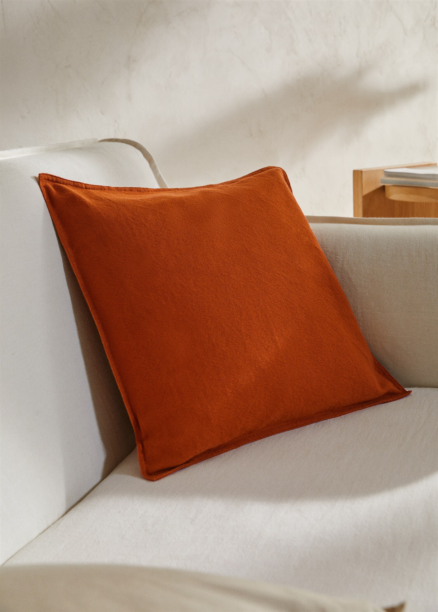 100% cotton cushion cover 19.69x19.69 in - General plane