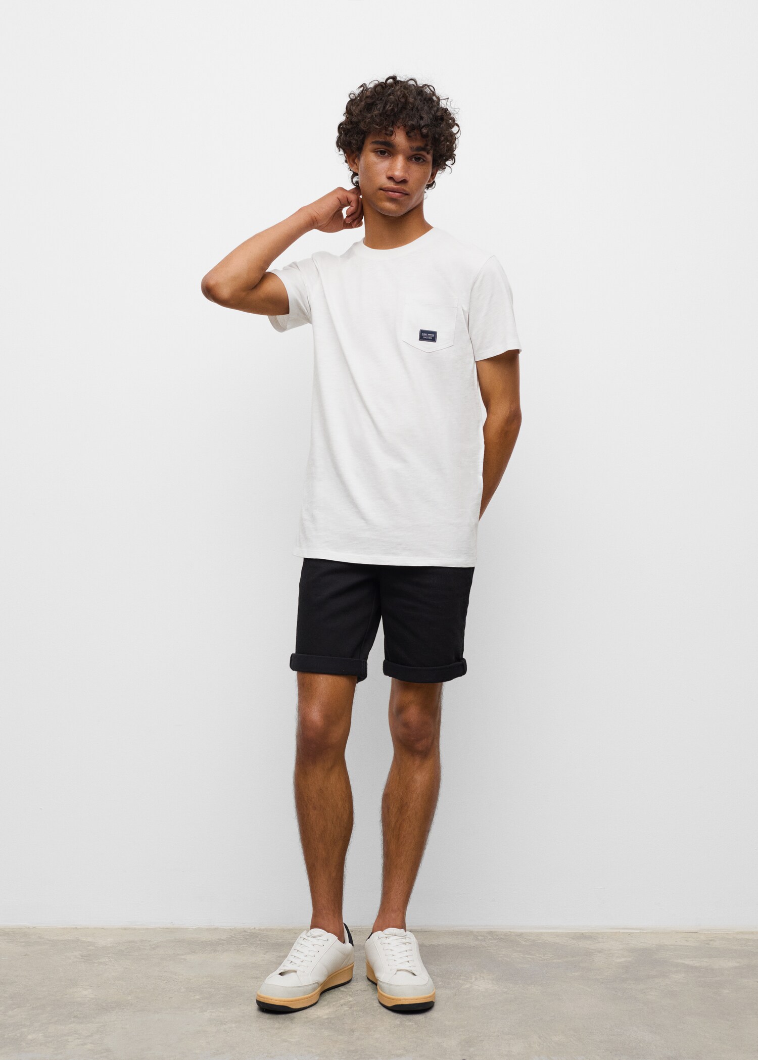 Camiseta algodón bolsillo - Plano general