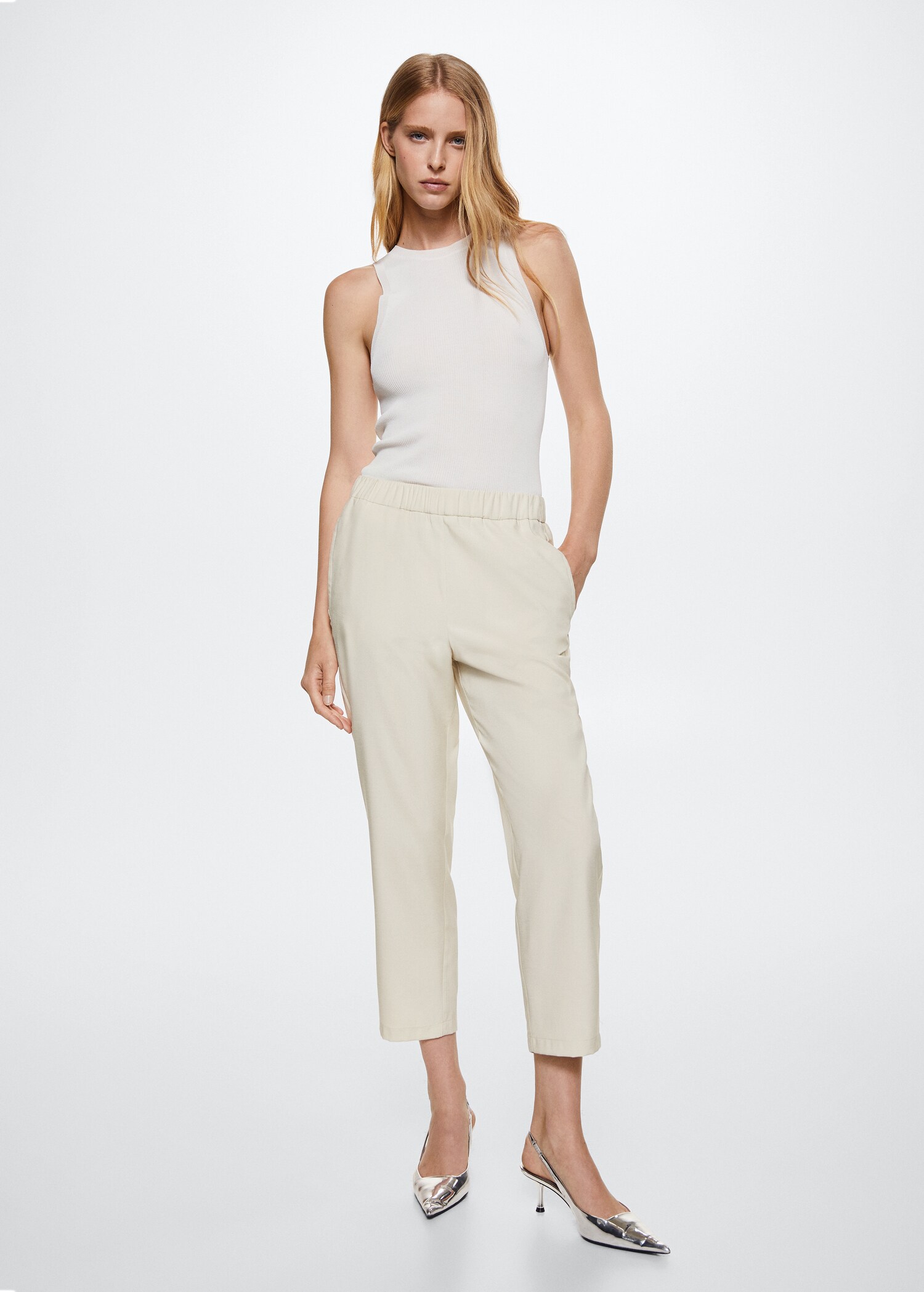 Pantalón cintura elástica - Plano general