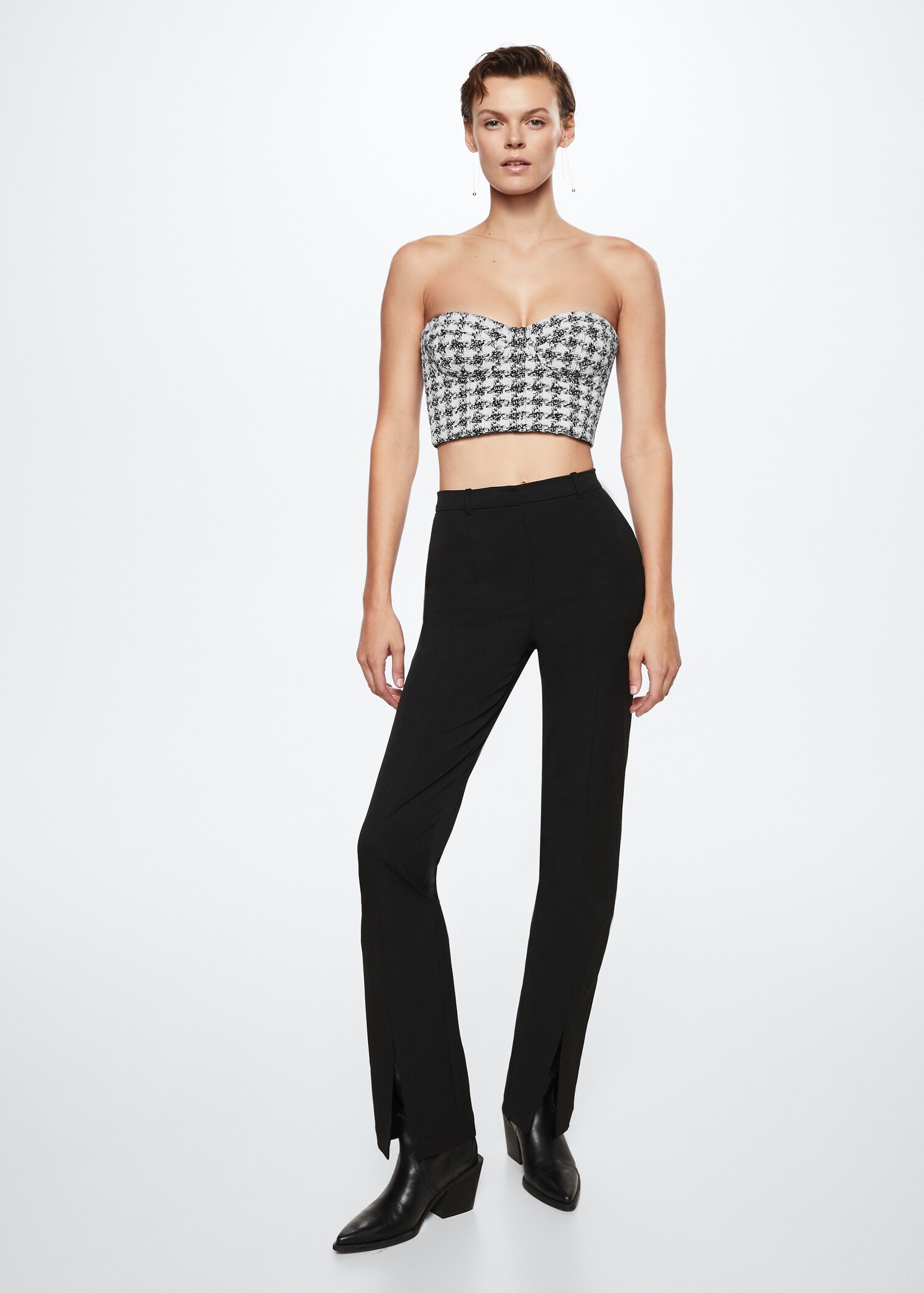 Houndstooth corset top - General plane