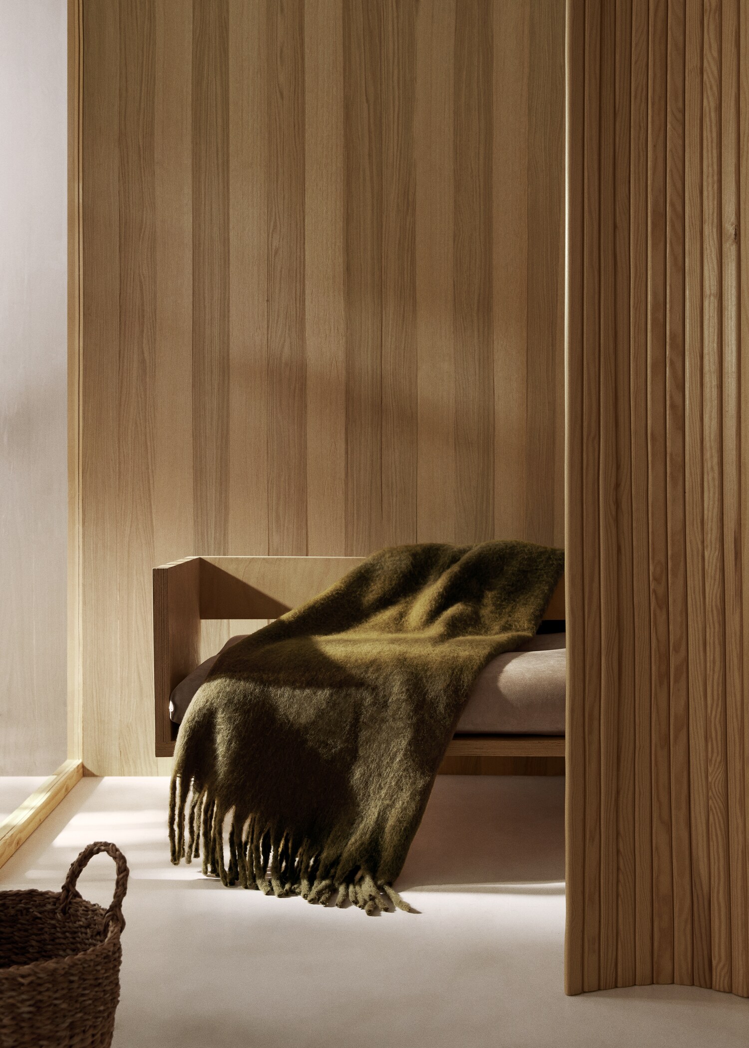 Fringed blanket 140X190cm - General plane