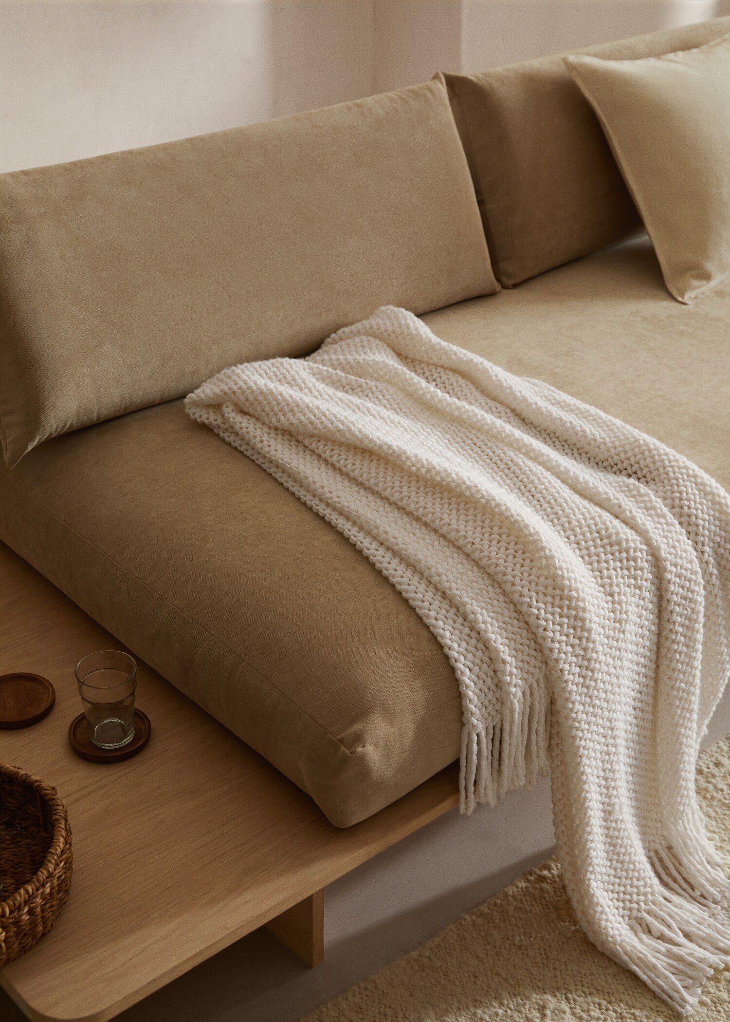 Open knit blanket 130x180cm - General plane