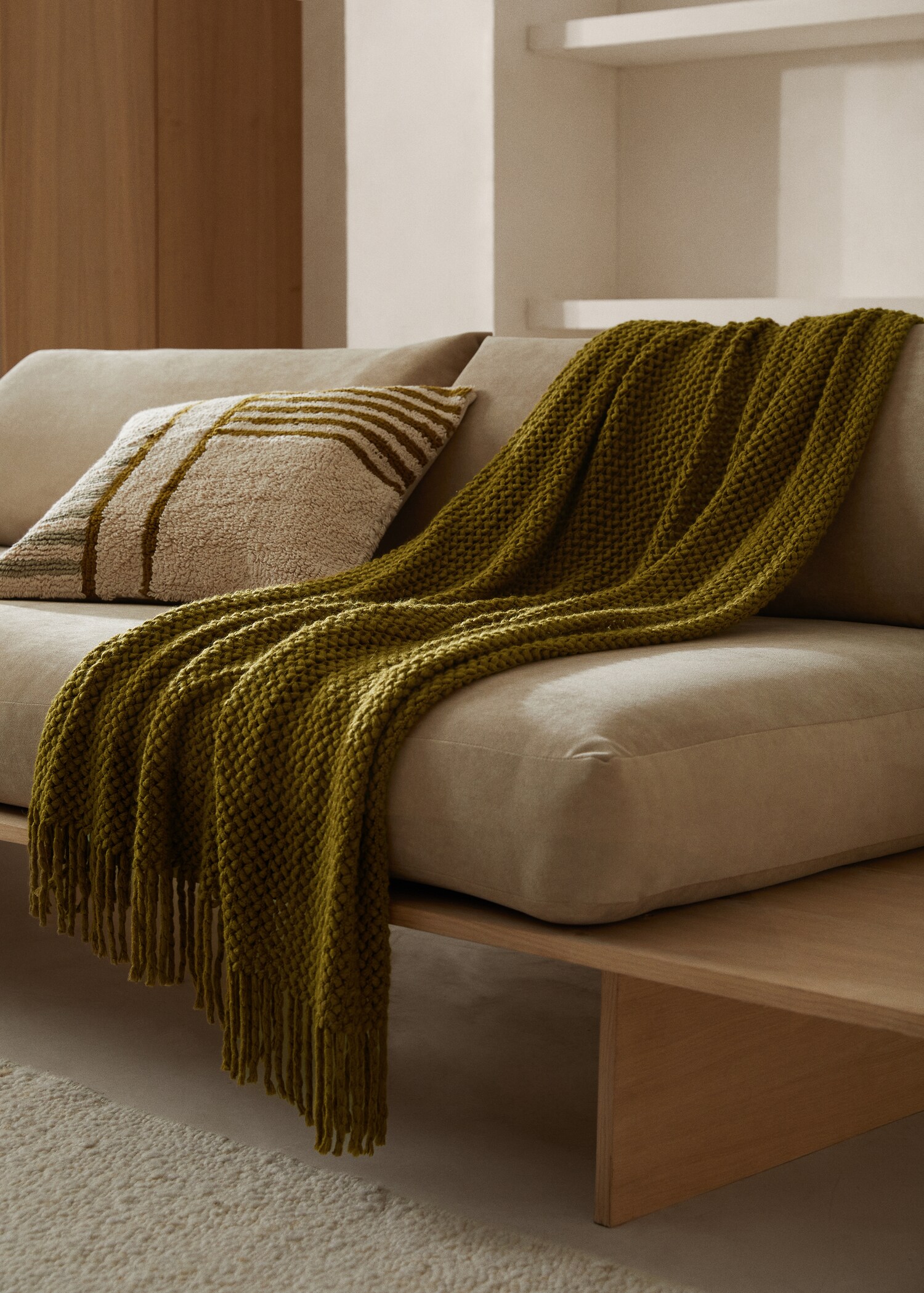 Open knit blanket 130x180cm - General plane