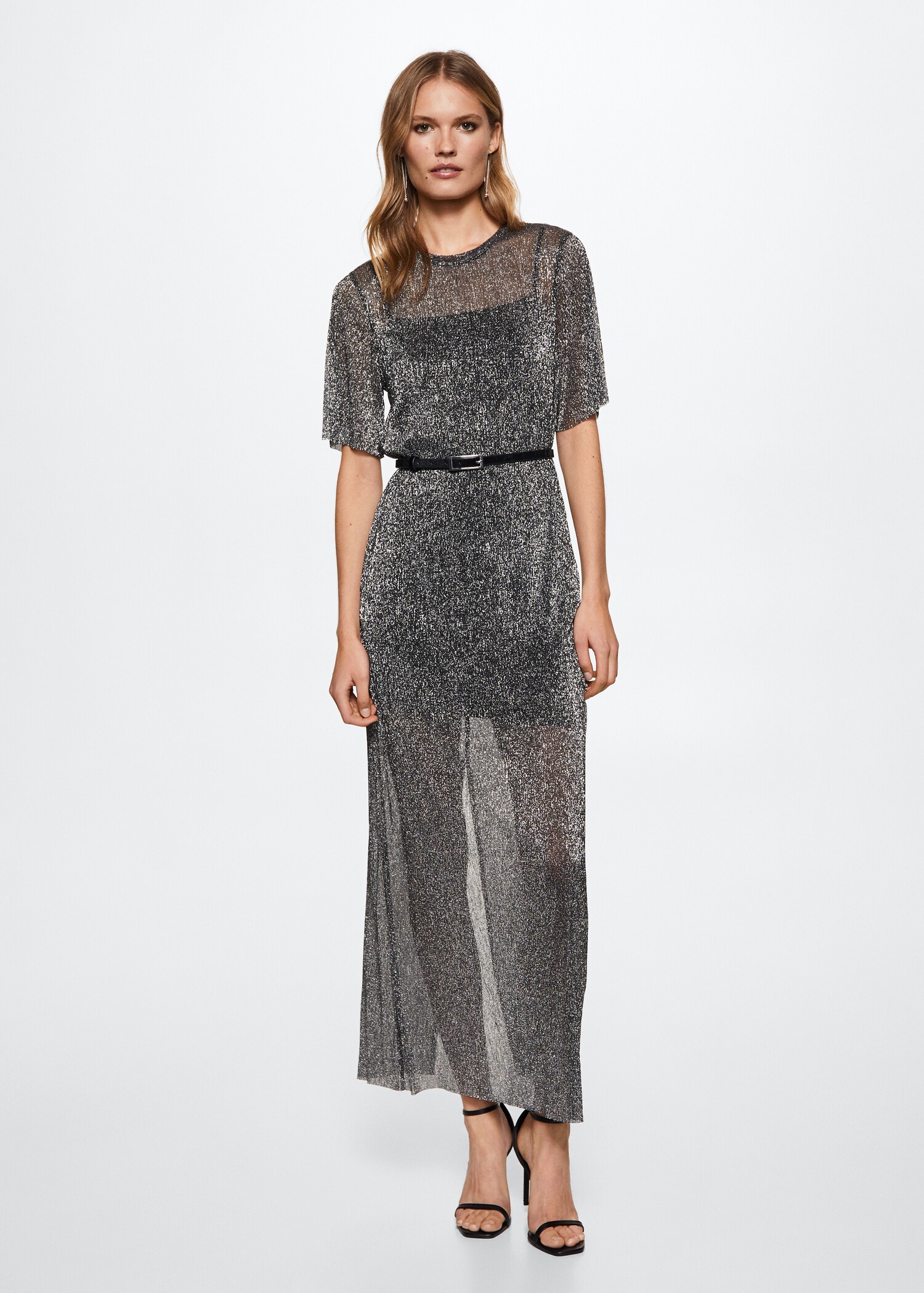 Robe longue lurex - Plan général