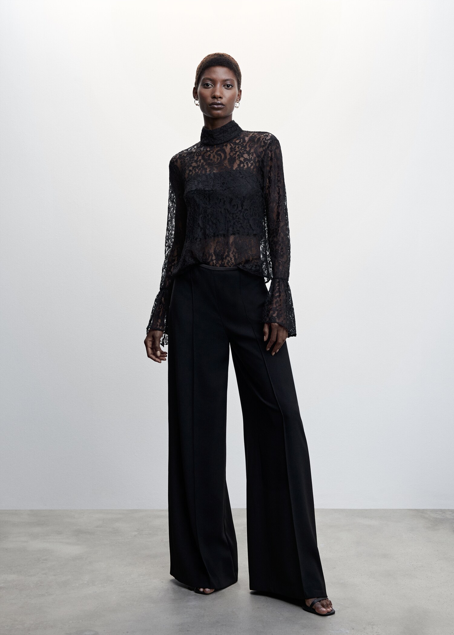 Pantalon palazzo fluide - Plan général