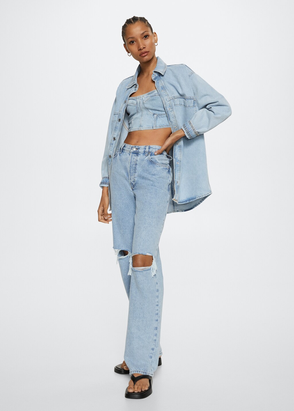 [ノルディ] Women's Denim Crop Track Top★追跡可★送料込★ ノルディ] Women's Denim Crop Track Top☆追跡可☆送料込